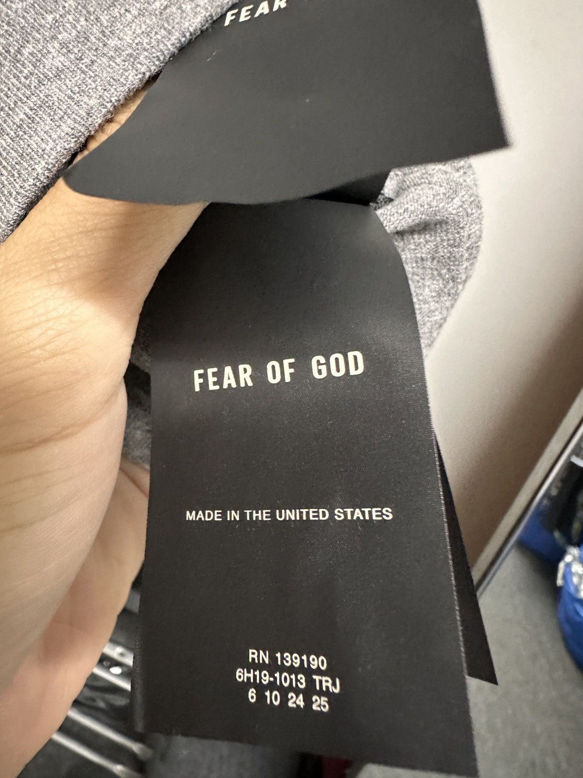 Fear of God Fear of God X Nordstrom FG tee grey Size US XL / EU 56 / 4 - 7 Thumbnail