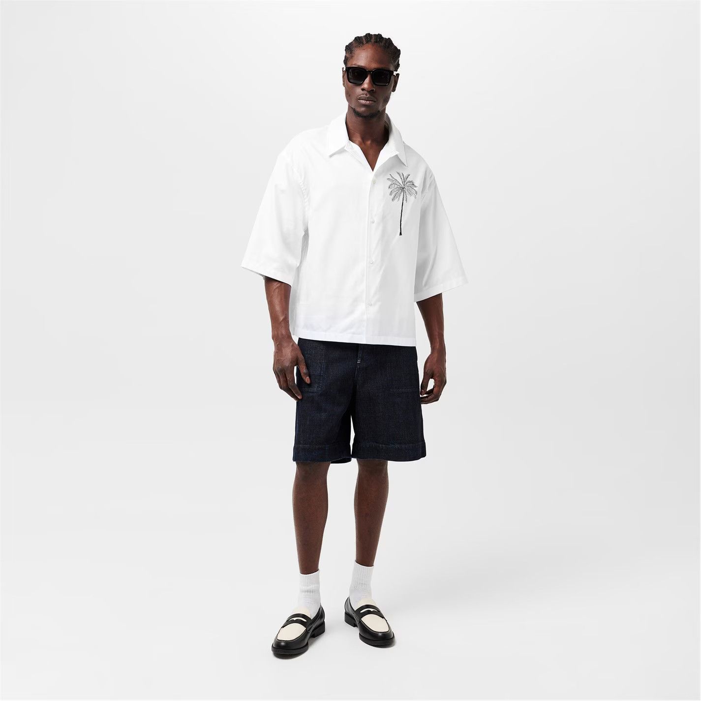 Jacquemus o1g2r1mq0426 Le Short De-Nimes Shorts in Dark Navy Size US 30 / EU 46 - 5 Thumbnail