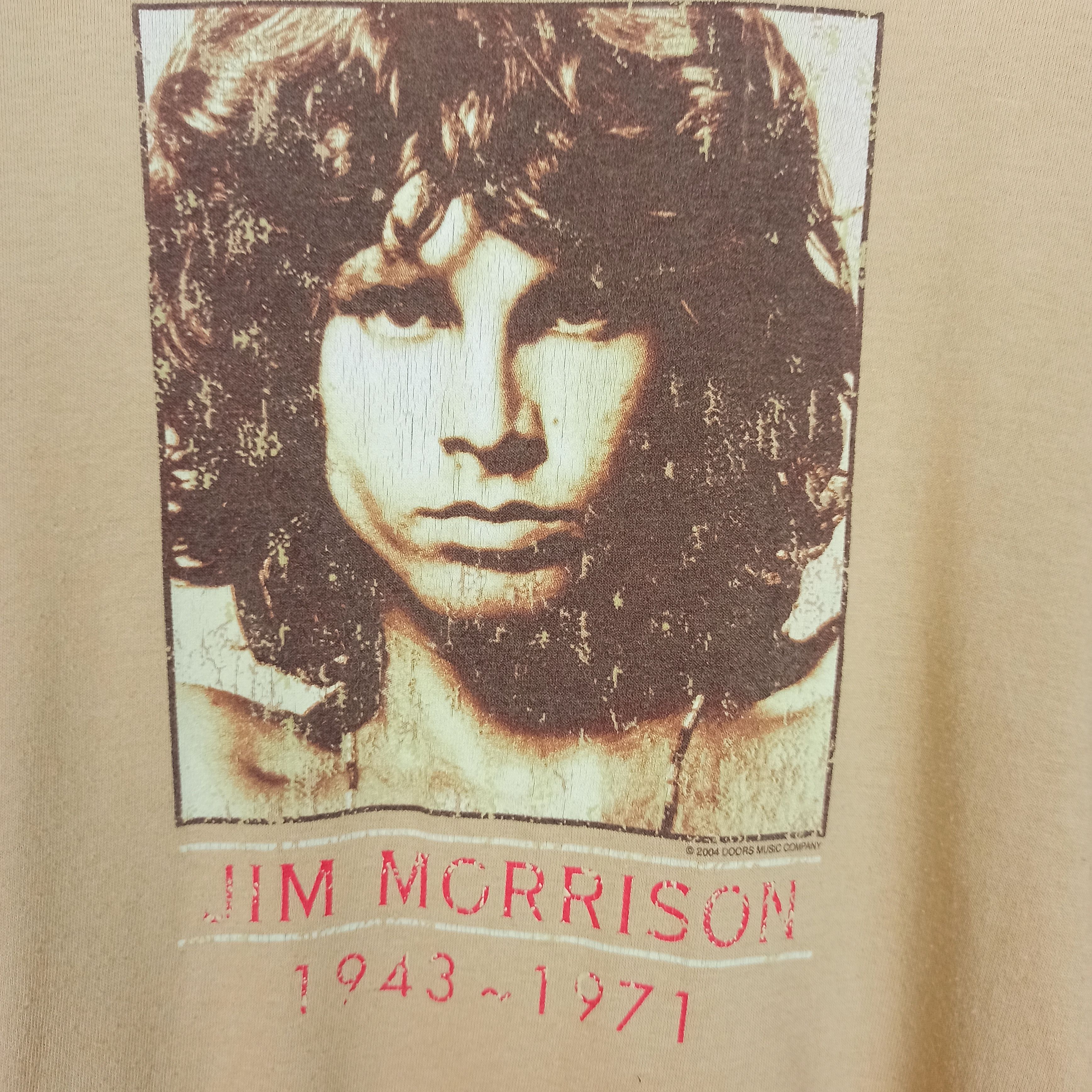Band Tees Vintage Early 00’s The Doors X Jim Morisson Photo Print Tee Size US XL / EU 56 / 4 - 4 Thumbnail