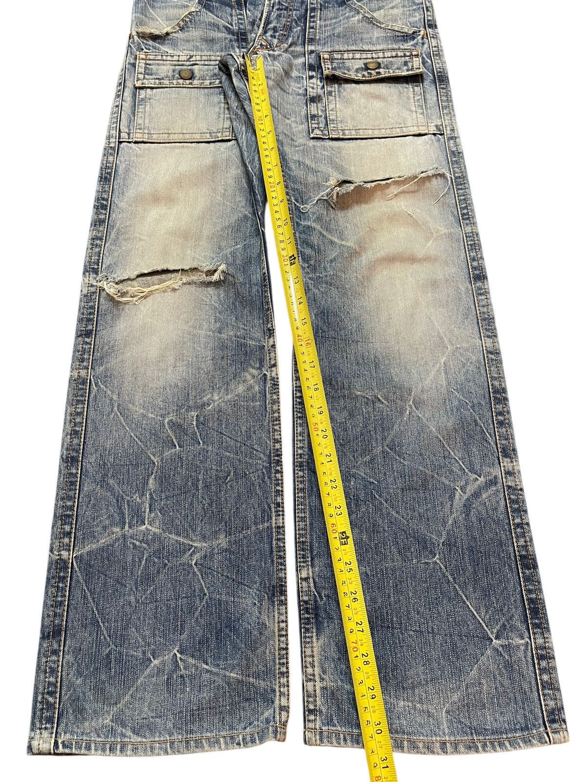 Hysteric Glamour Vintage Japanese Brand Bush Pants Thunder Wash Baggy Jeans Size US 32 / EU 48 - 15 Thumbnail