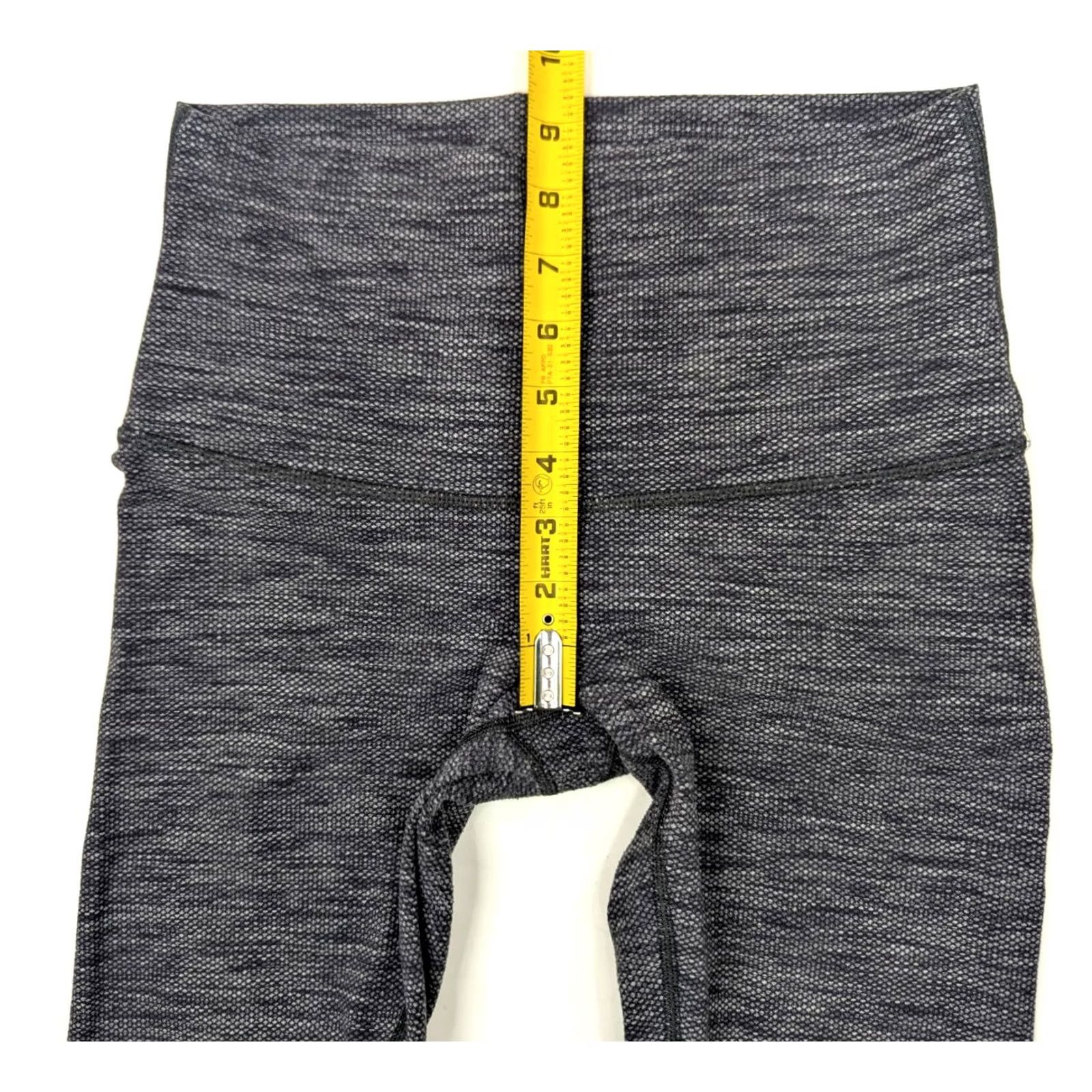 Lululemon Lululemon Wunder Train High-Rise Leggings Women 8 (25x30) Heathered Gray Cropped Athletic Yoga Leggings Womens Size 30" / US 8 / IT 44 - 3 Thumbnail