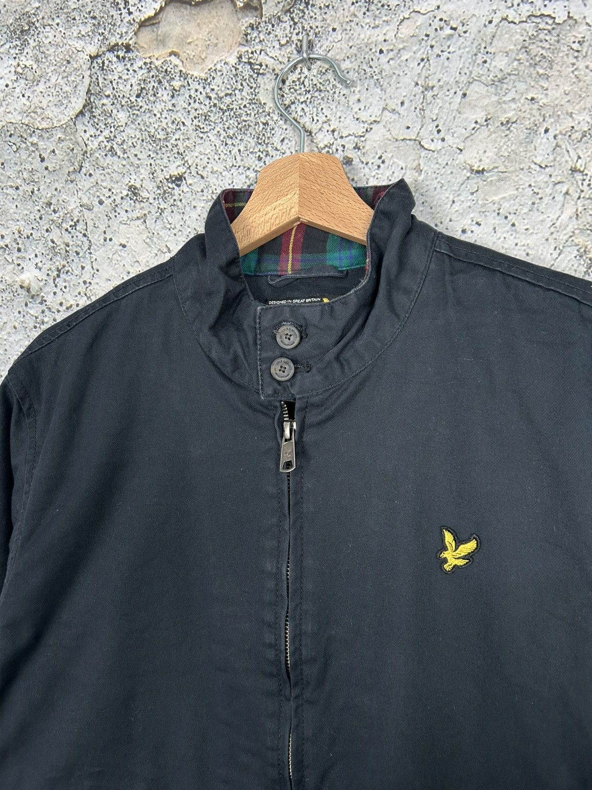 Lyle & Scott Vintage Lyle & Scott Bomber Jacket Streetwear Size US M / EU 48-50 / 2 - 3 Thumbnail