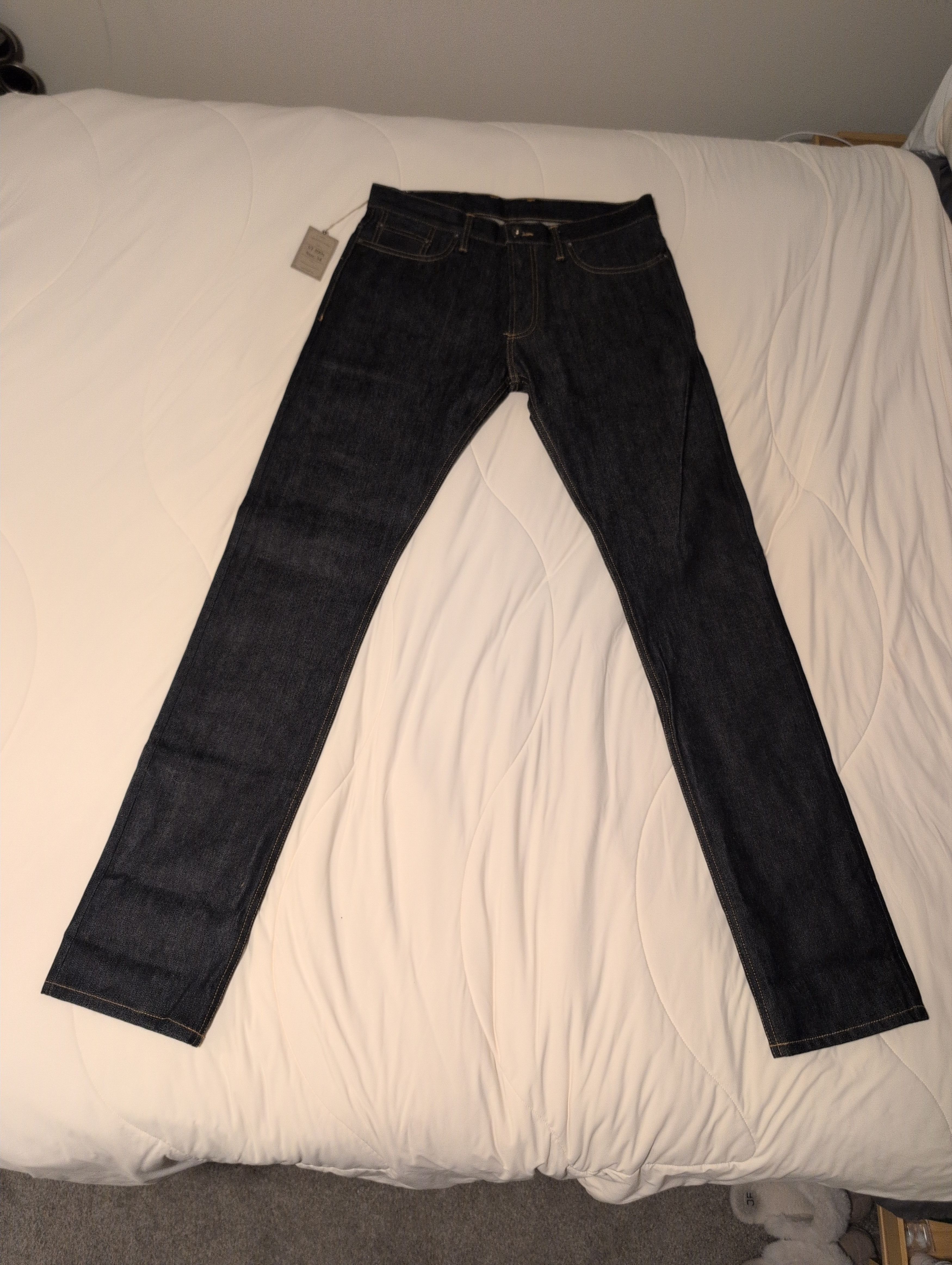 Other 3sixteen ST-100x Slim Tapered Raw Indigo Selvedge Jeans Size US 34 / EU 50 - 2 Thumbnail