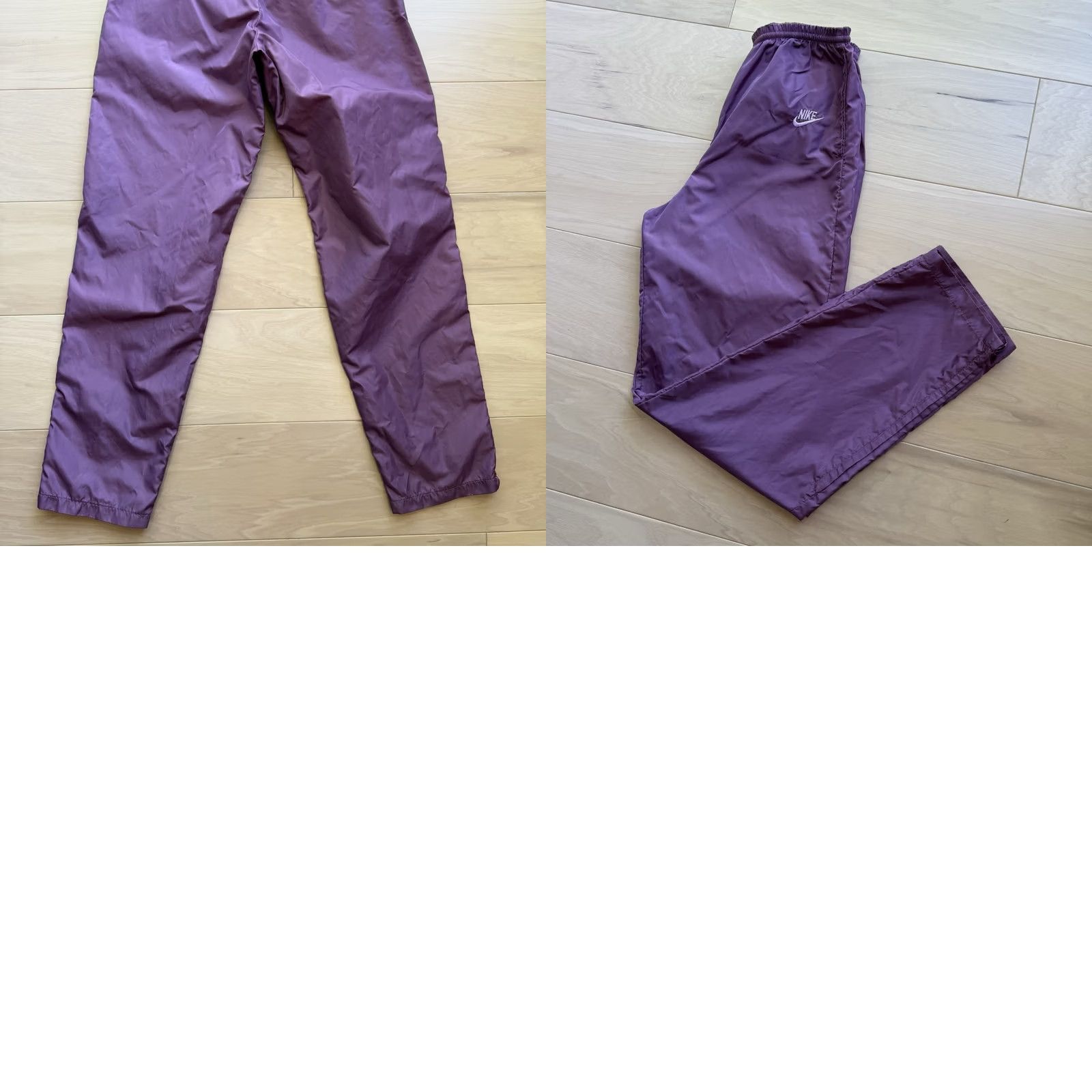 Nike VINTAGE Nike Sweatpants Women's Medium Purple 80s Track Sportswear Size 40" / US 18 - 8 Thumbnail