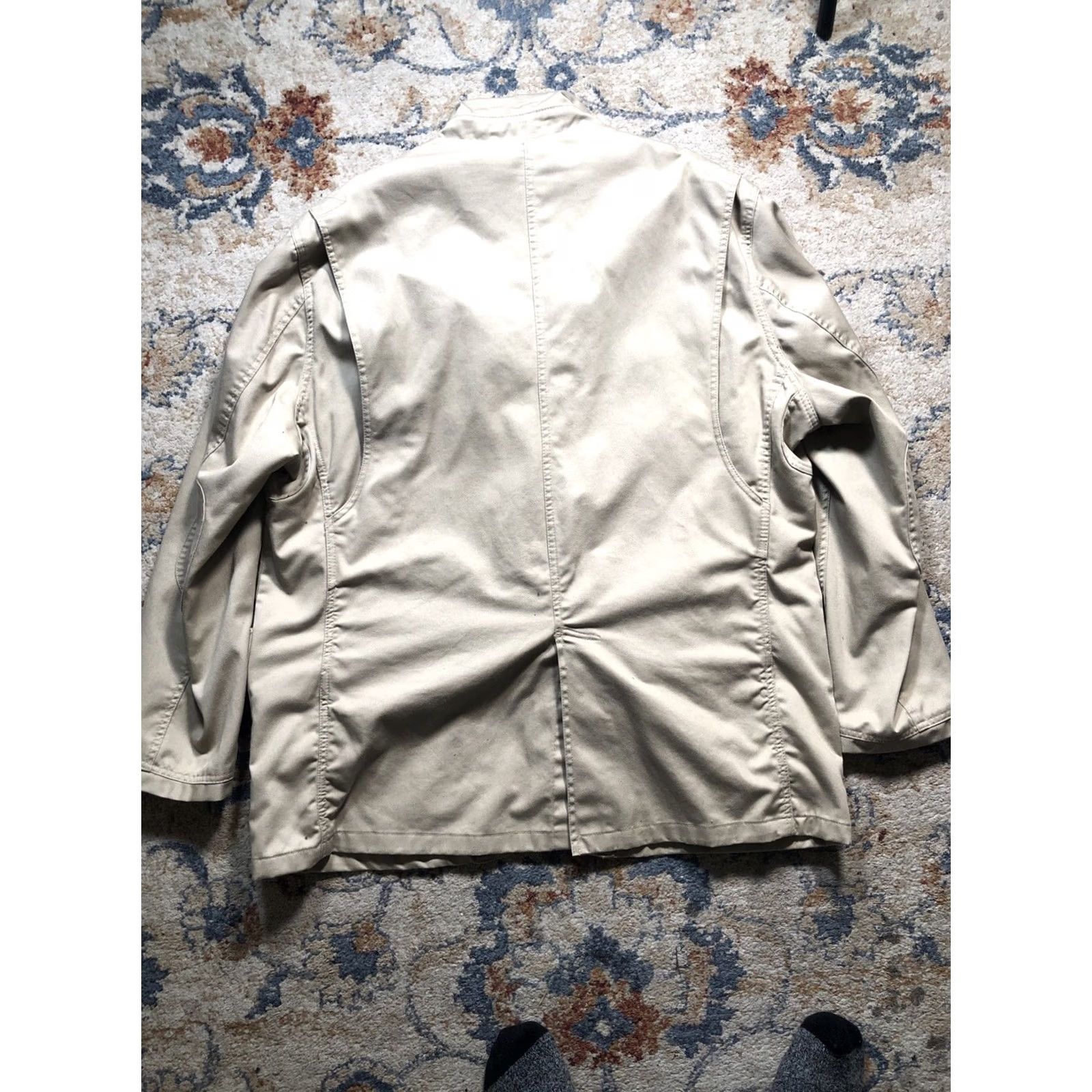 Duluth Trading Company Duluth Cotton Khaki Chore Jacket Mens XL Mid-Length Pockets Windproof Thermal Lined Size US XL / EU 56 / 4 - 8 Thumbnail