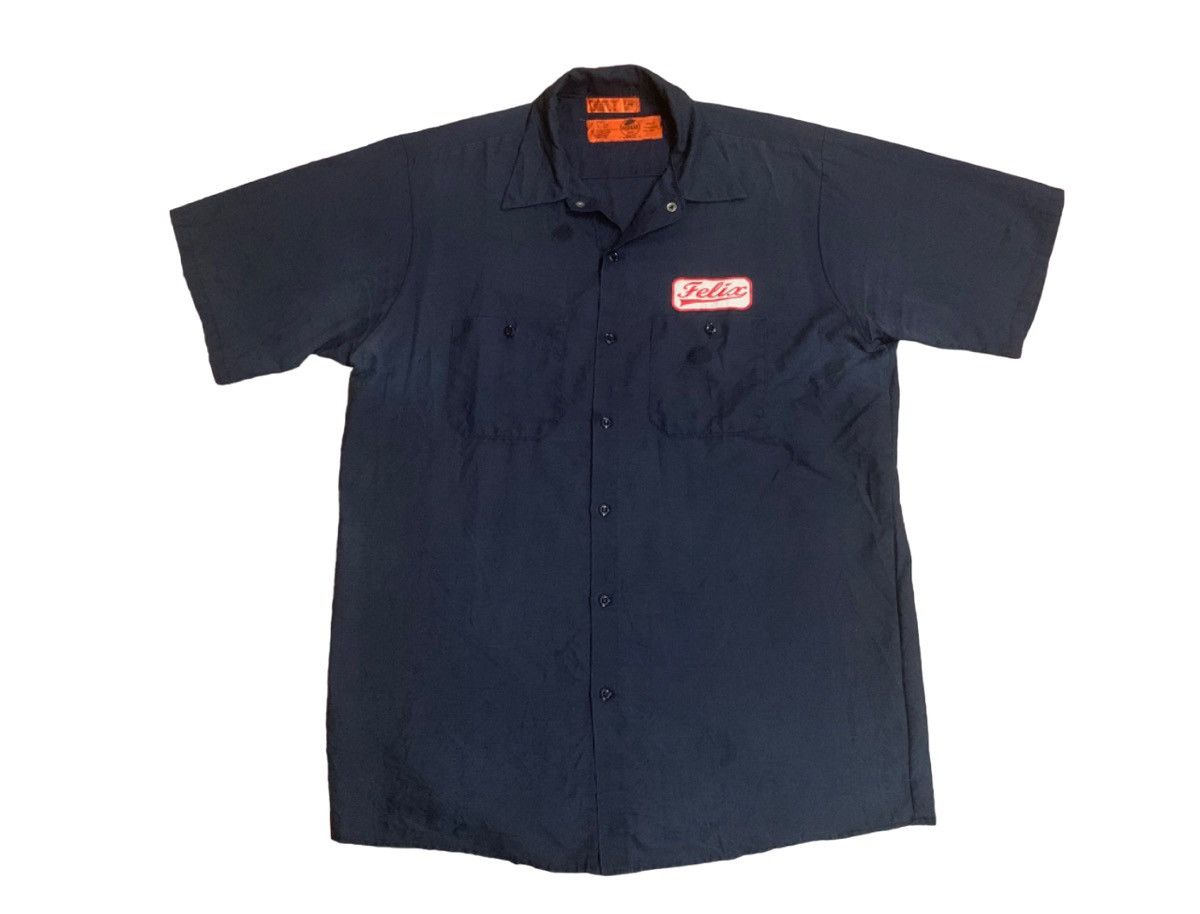 Felix 90s FELIX THE CAT WORKWEAR BUTTON UP SHIRT Size US XL / EU 56 / 4 - 2 Thumbnail