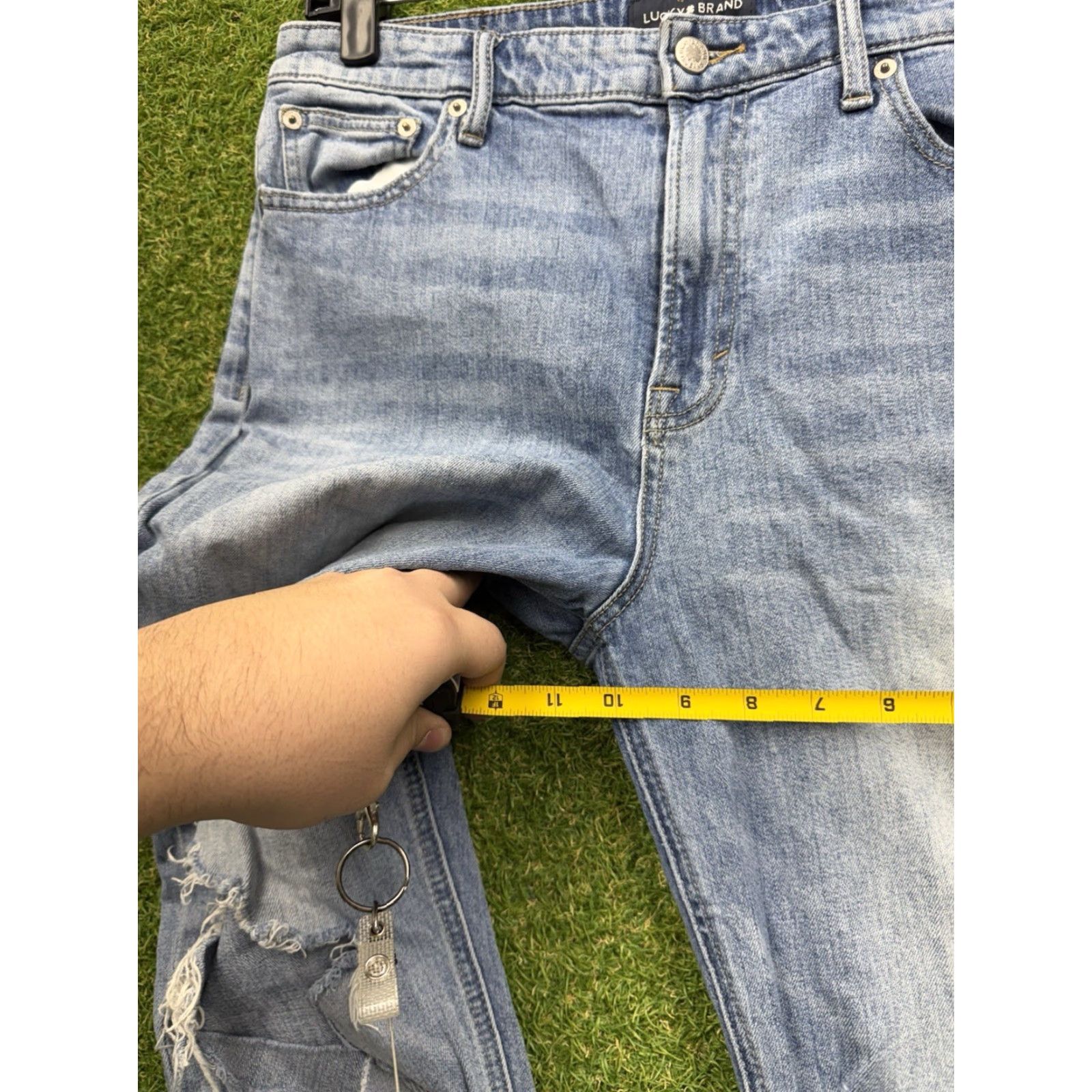 Lucky Brand LUCKY BRAND Jeans Womens 12/31 Blue Ankle Bridgette High Rise Skinny Denim Size 34" / US 12 / IT 48 - 4 Thumbnail