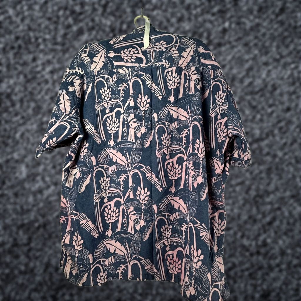 Vintage AVI Kahala Hawaiian Islands Shirt Large Cotton Linen Navy Printed Size US L / EU 52-54 / 3 - 1 Thumbnail