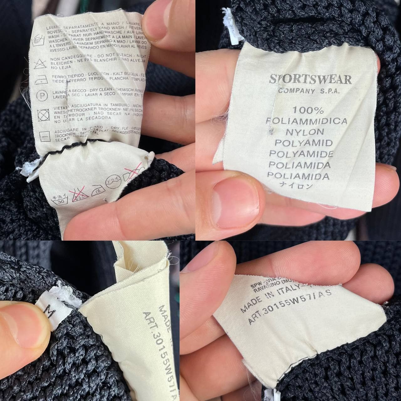 Stone Island Vintage Stone Island 1999 Knitwear Hooded Sweater Size US M / EU 48-50 / 2 - 12 Thumbnail