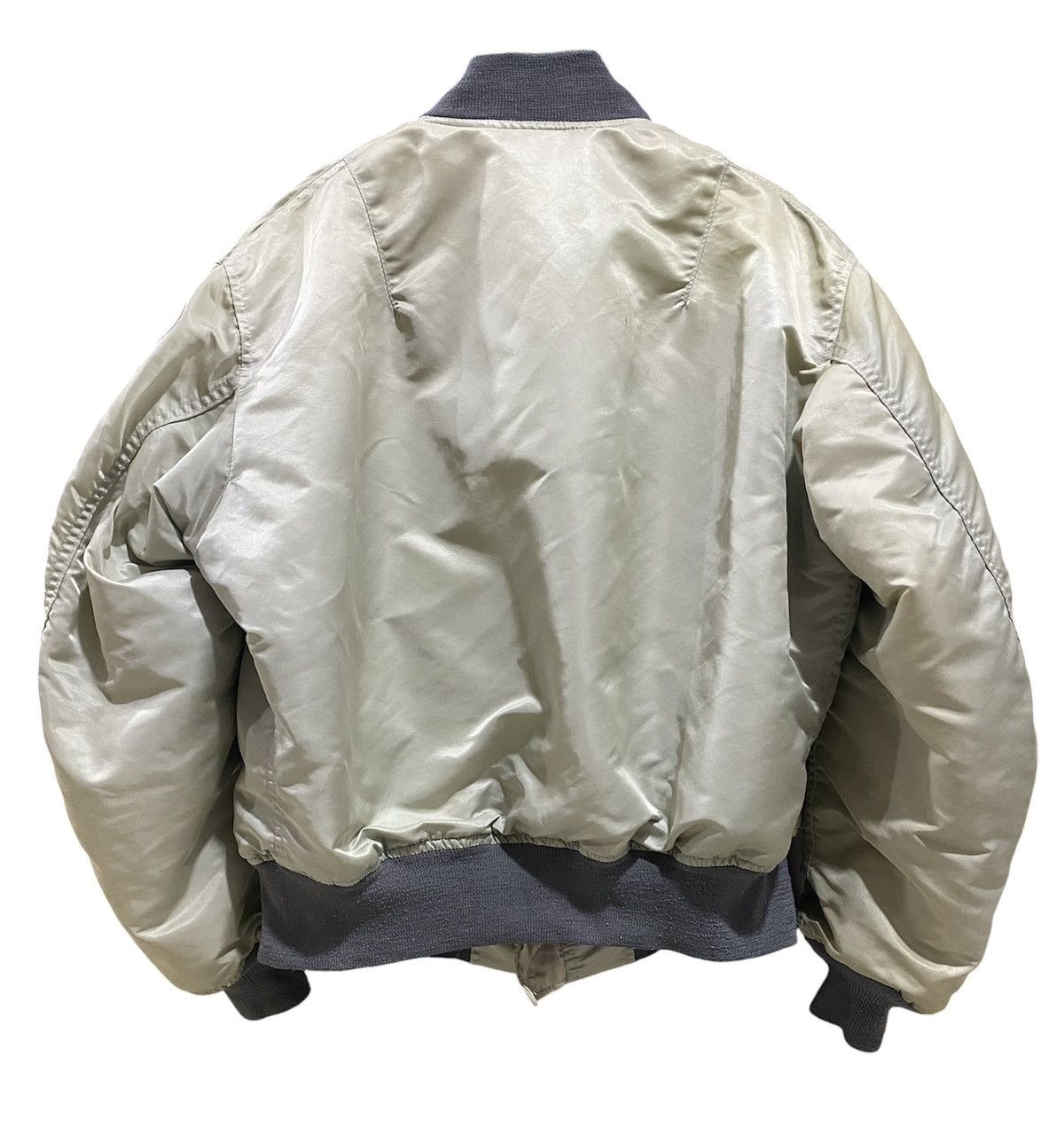 Avirex Vintage 90s Avirex LTD USAF Ma-1 Bomber Jacket Made Usa Size US L / EU 52-54 / 3 - 2 Thumbnail