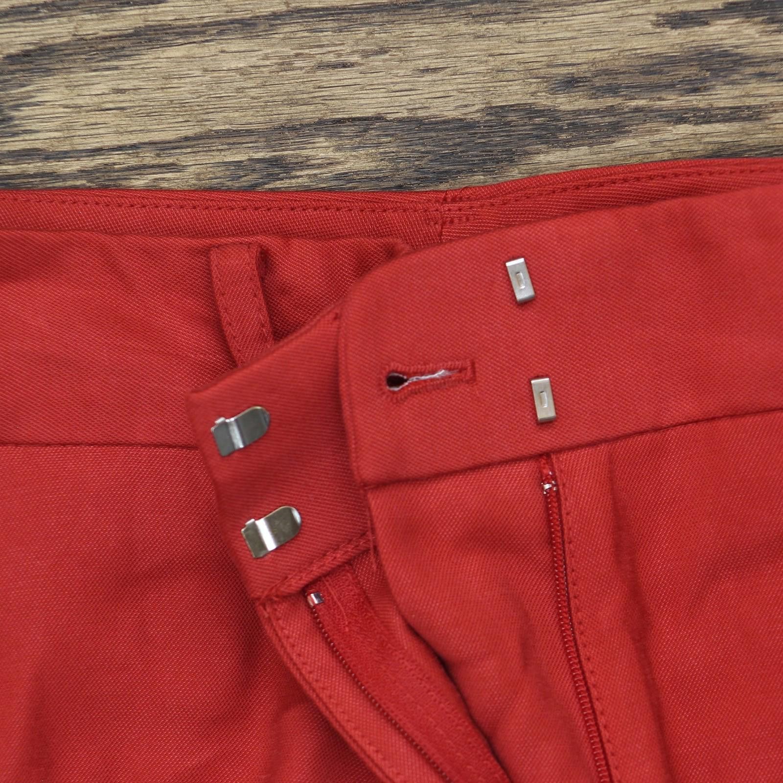 DKNY Nwt Dkny Solid Side Pocket Pants Ue4pa340 Sangria Red 14 Size 36" / US 14 / IT 50 - 5 Thumbnail