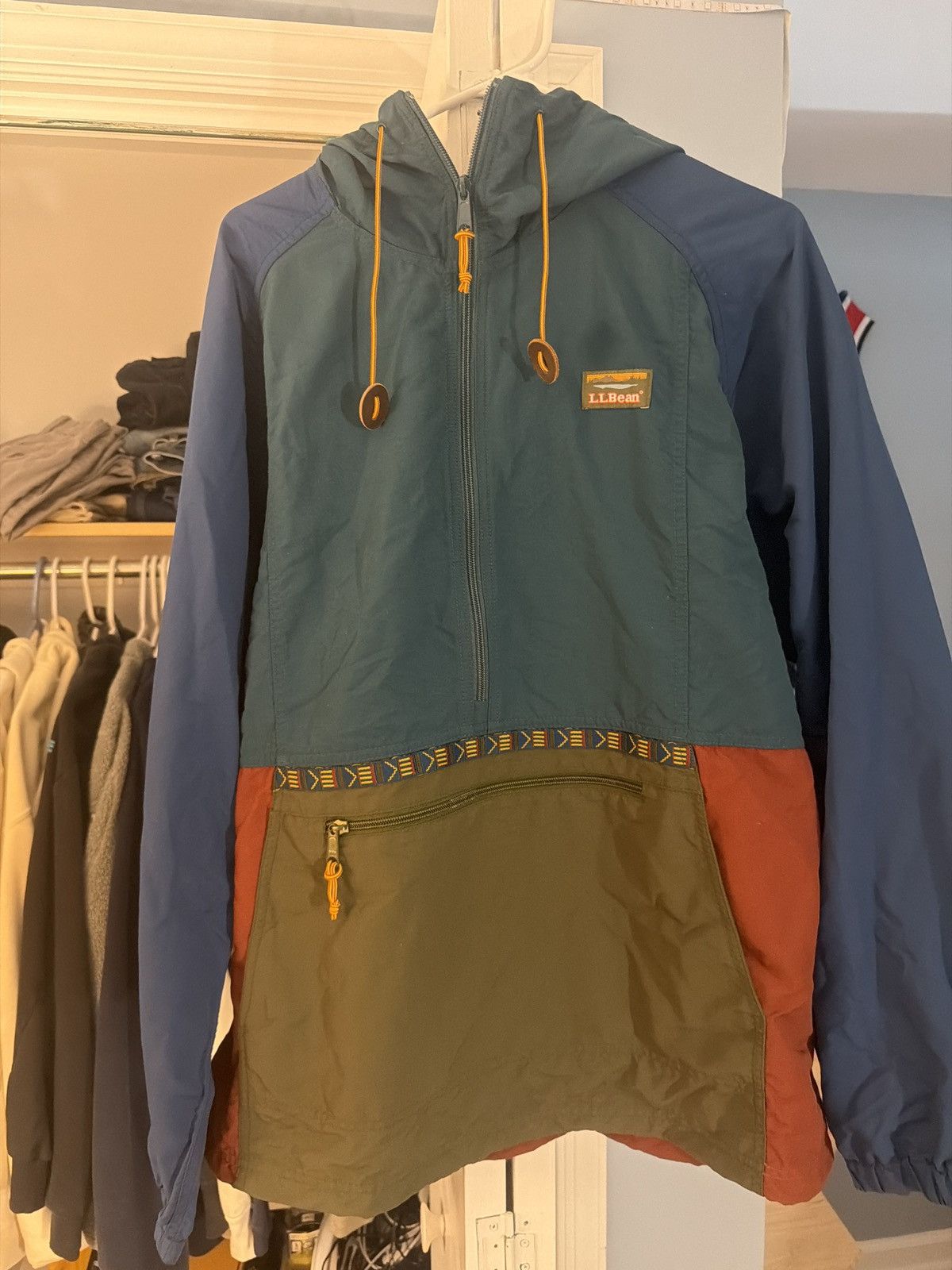 L.L. Bean Vintage 90’s L.L. Bean Aztec Anorak Thinsulate USA Jacket Size US XL / EU 56 / 4 - 1 Thumbnail