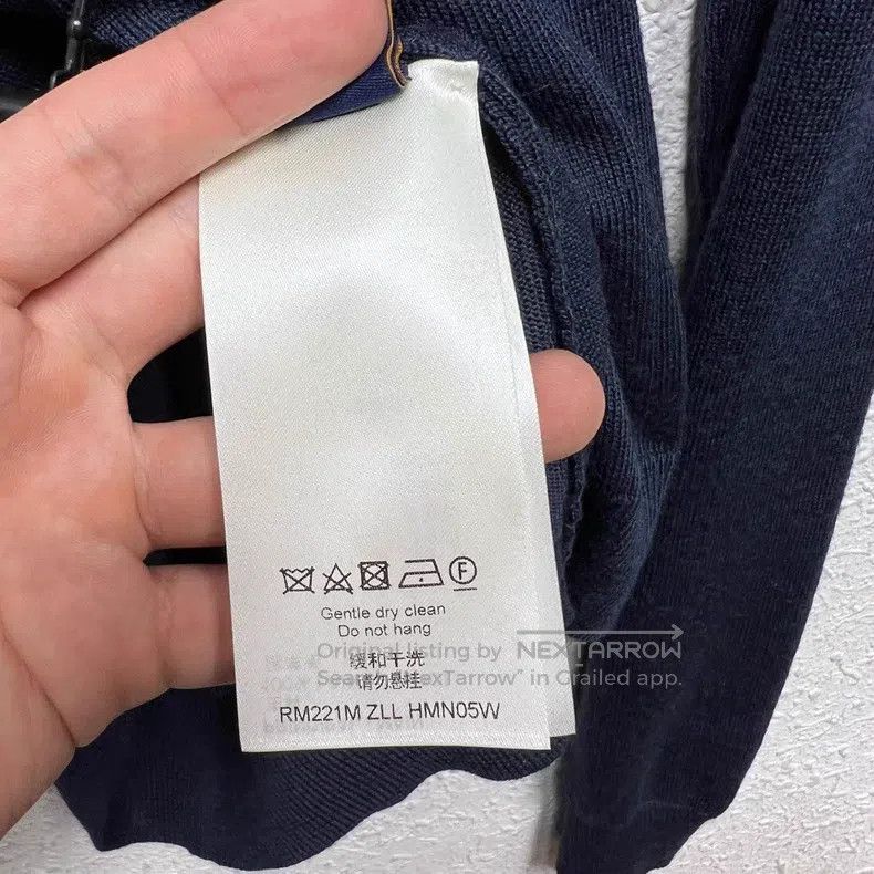 Louis Vuitton Louis Vuitton NIGO Dark Blue Heart Turtleneck Sweater Size US XL / EU 56 / 4 - 5 Thumbnail