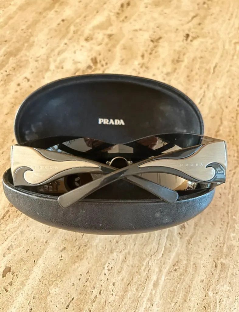 Prada PRADA SunglassesFlame Star Sport Symbol Wrap Shield Mask Size ONE SIZE - 1 Thumbnail