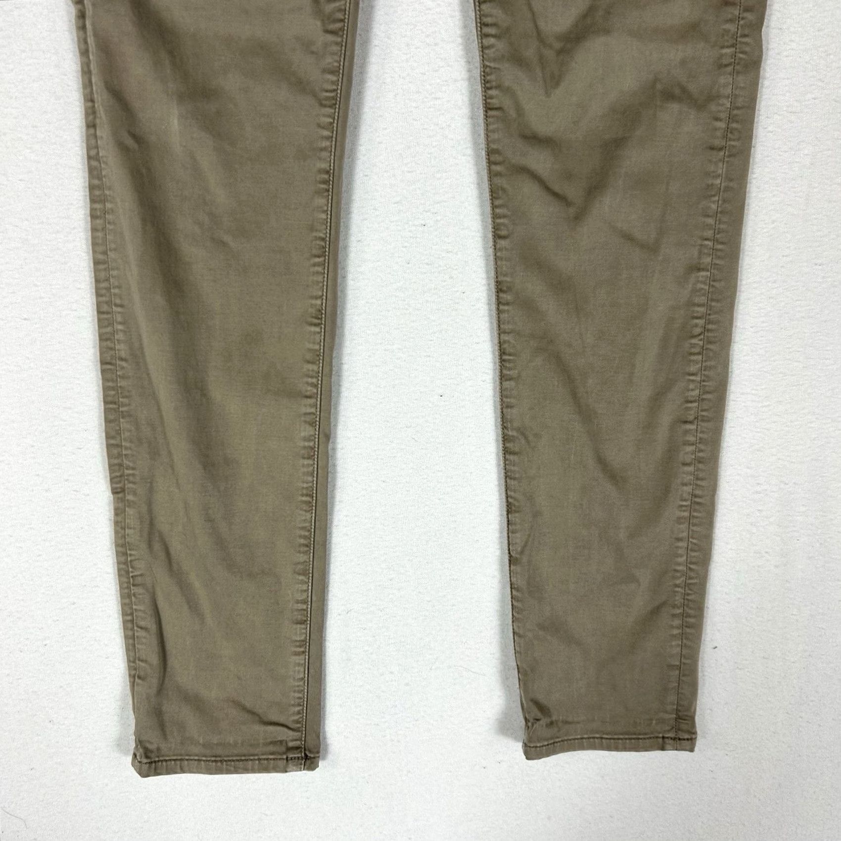 American Eagle Outfitters American Eagle Outfitters Jeans Khaki Pants Slim 30x32 Beige Tan Mid Rise Mens Skinny Pockets Stretch Beig e Size US 30 / EU 46 - 3 Thumbnail