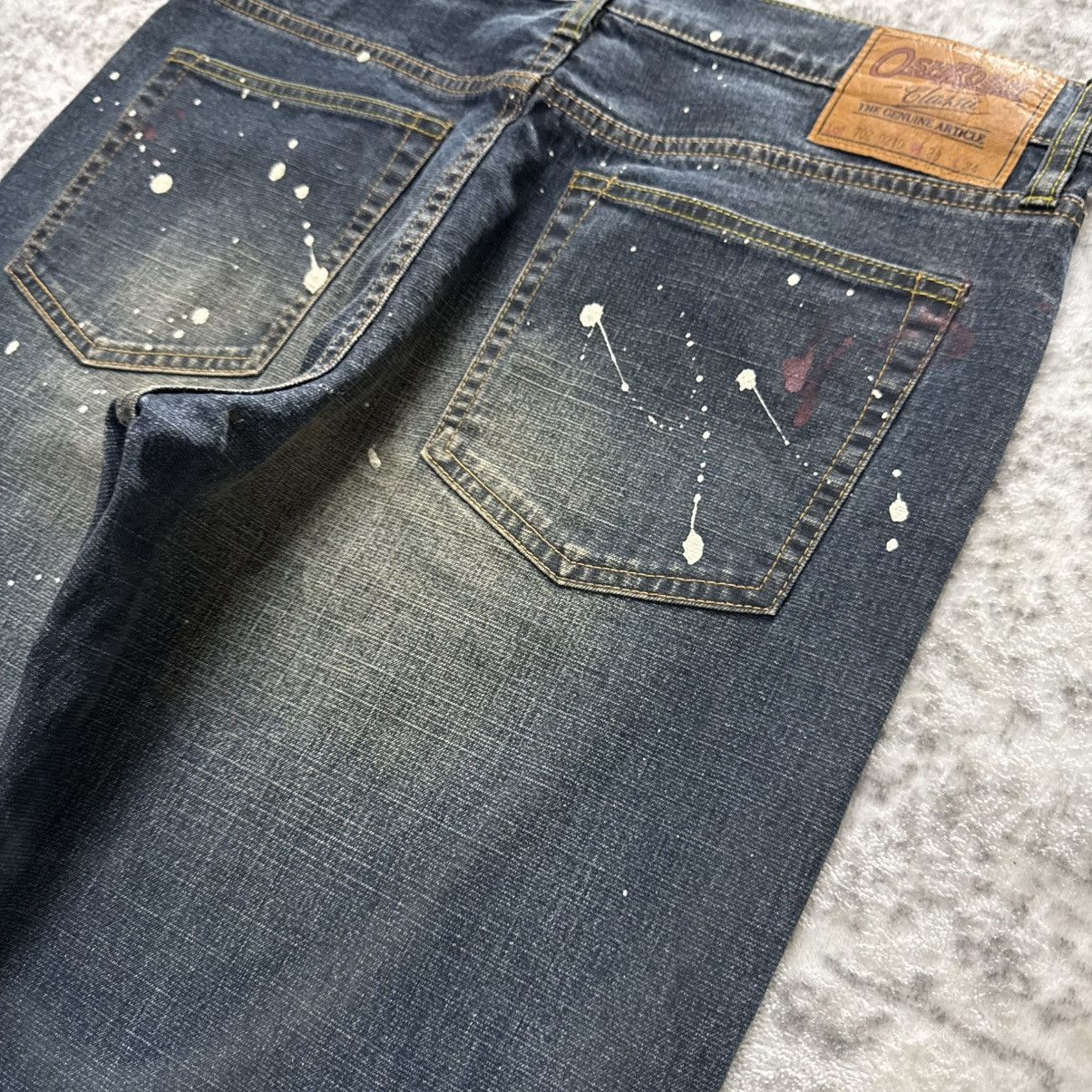 Oshkosh Vintage Oshkosh Paint Splatter Mud Wash Loose Jeans Size US 34 / EU 50 - 13 Thumbnail