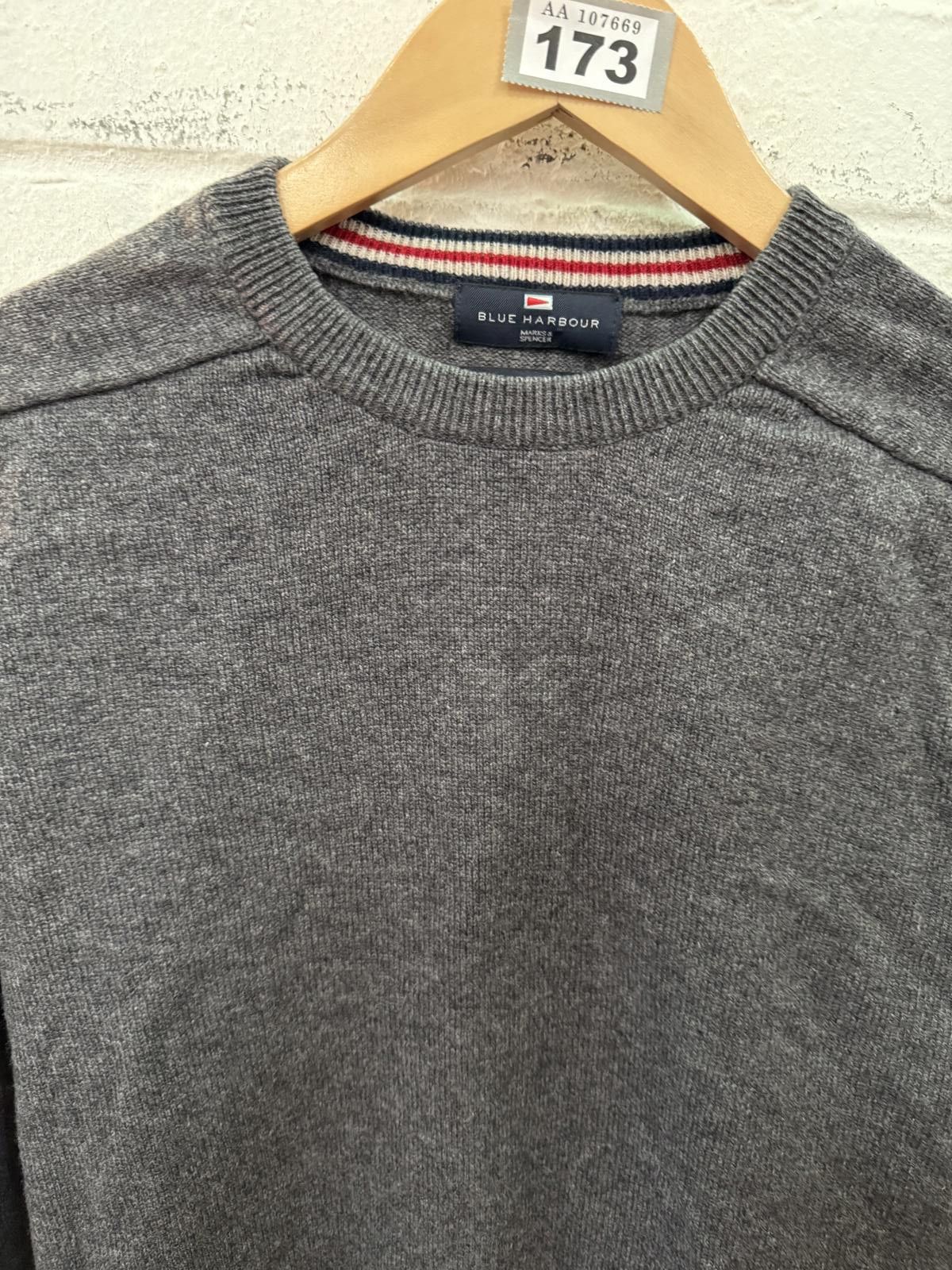 Other Blue Harbour Men's Grey Crew Neck Sweater Size US M / EU 48-50 / 2 - 3 Thumbnail