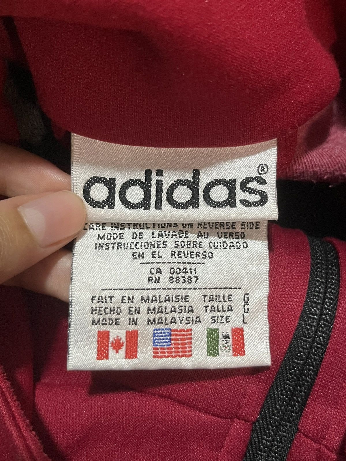 Adidas × Vintage Vintage Thomas Jefferson Raiders Soccer Team Top Jacket Size US L / EU 52-54 / 3 - 8 Thumbnail