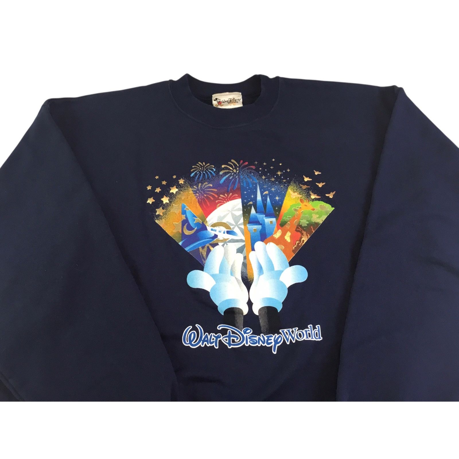 Disney Walt Disney World Sweatshirt Blue Large Magic Gold Accents M Size M / US 6-8 / IT 42-44 - 2 Thumbnail