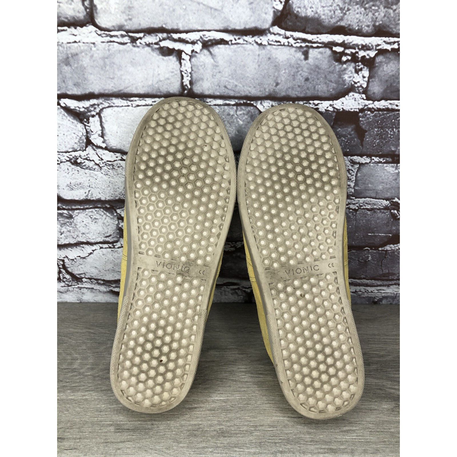 Other Vionic Jean Yellow Suede Casual Comfort Lace Sneakers Shoes Size US 9.5 / IT 39.5 - 21 Thumbnail