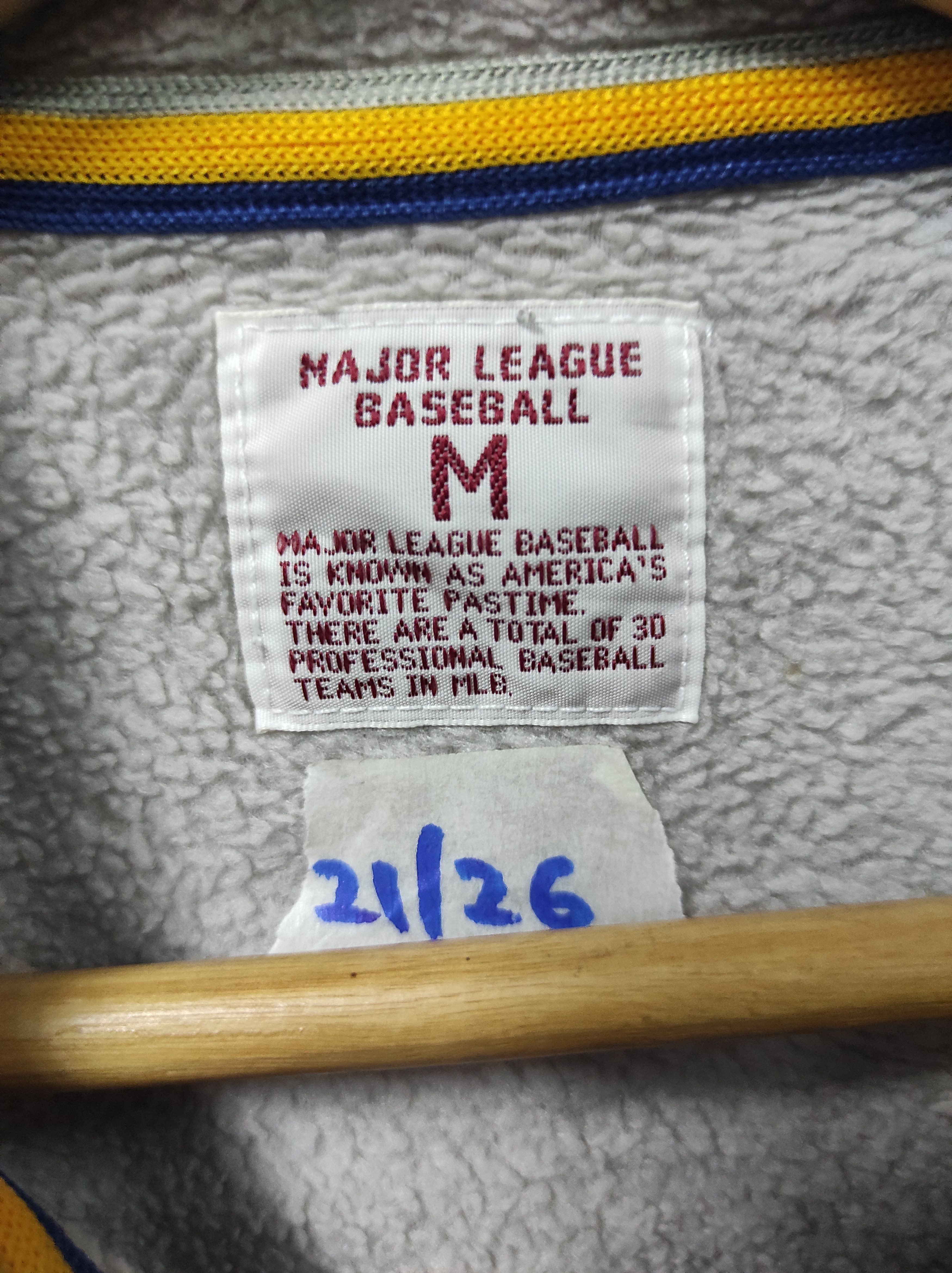 MLB × Uniqlo UNIQLO X MLB TAMPA BAY RAYS HALF ZIPPER SWEATSHIRT FLEECE Size US M / EU 48-50 / 2 - 5 Thumbnail