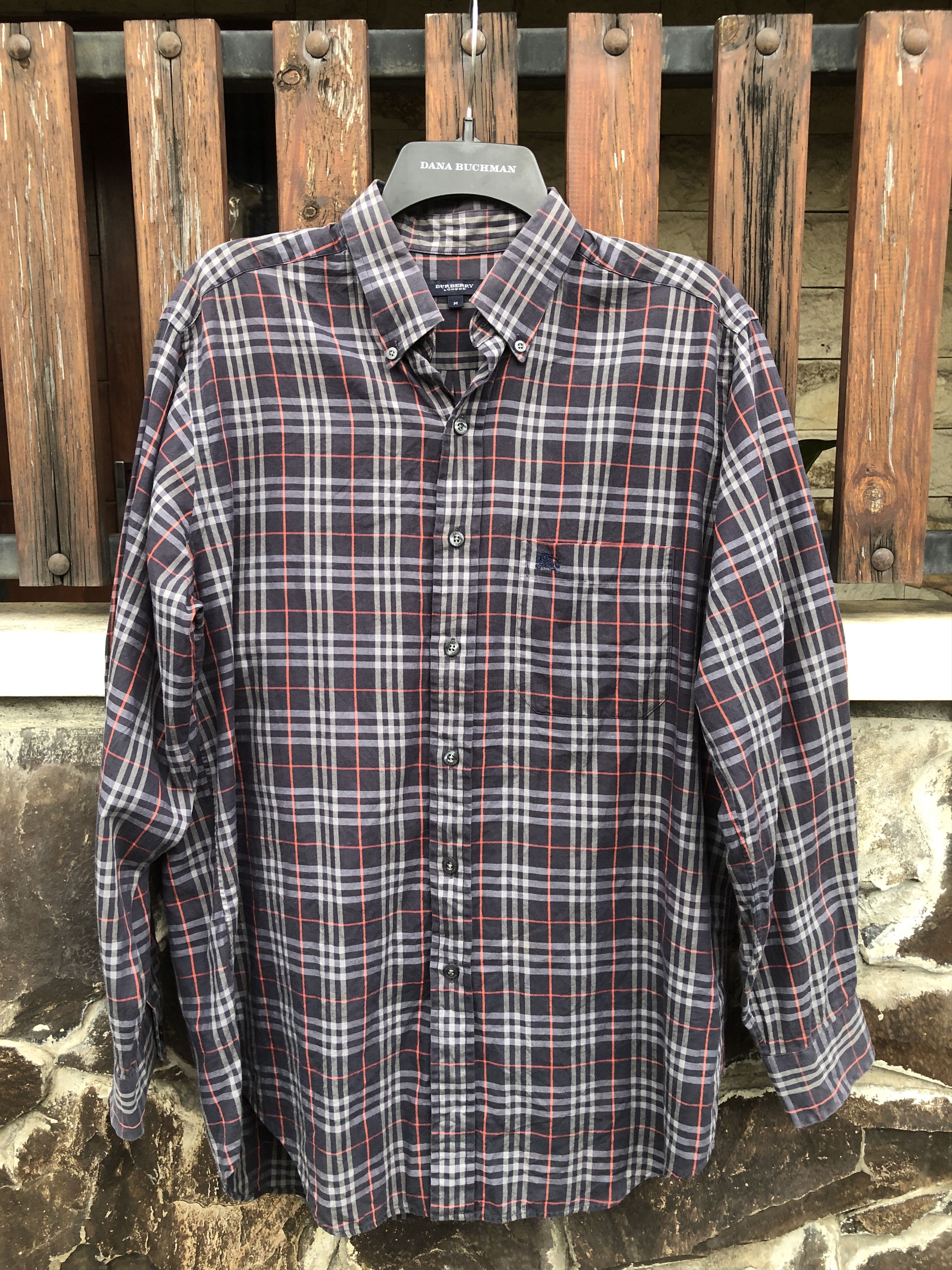 Burberry VTG BURBERRY LONDON NOVA CHECK SHIRT Size US L / EU 52-54 / 3 - 1 Thumbnail