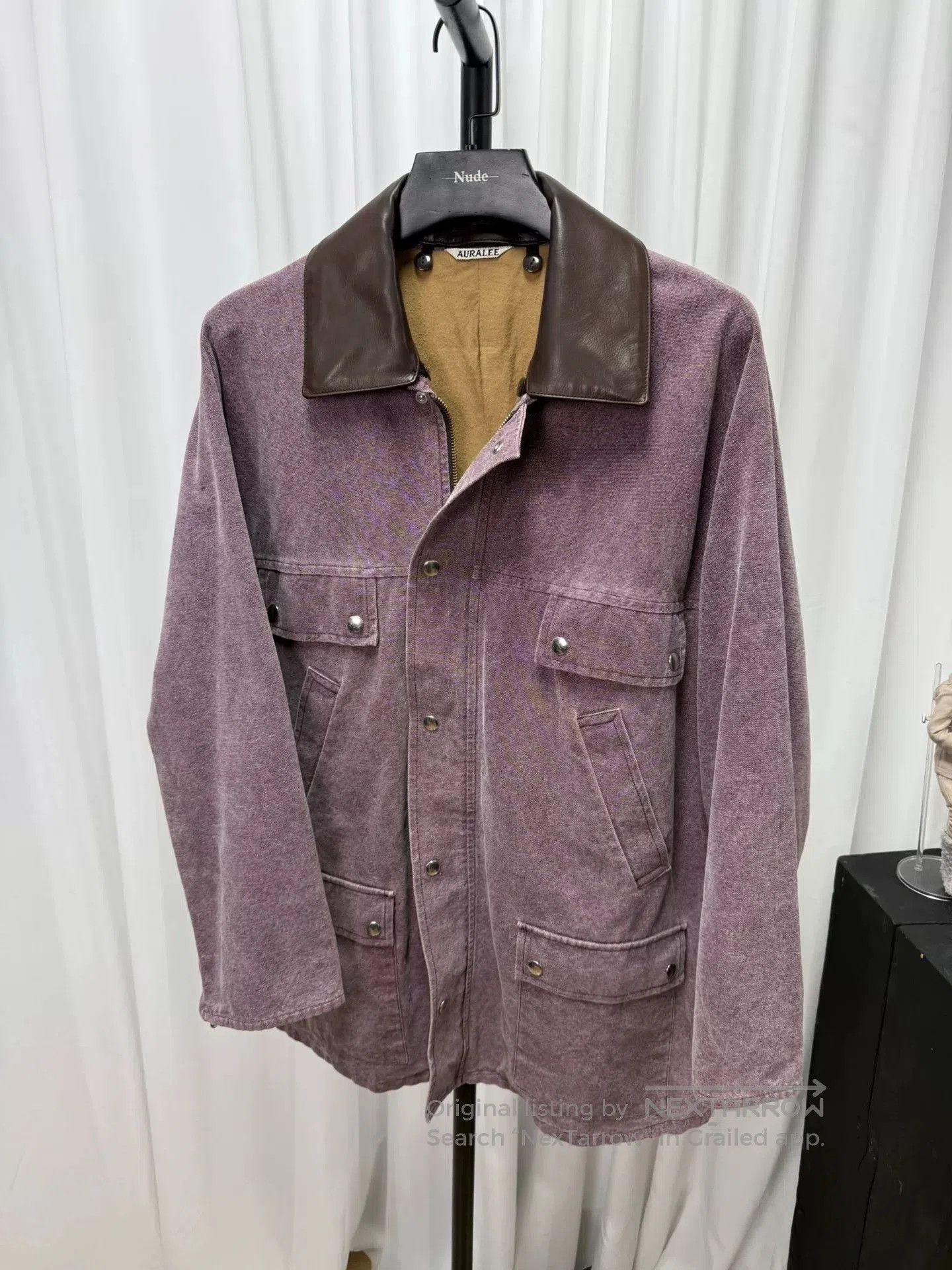 auraLEE canvas wash hunting jacket size 4.