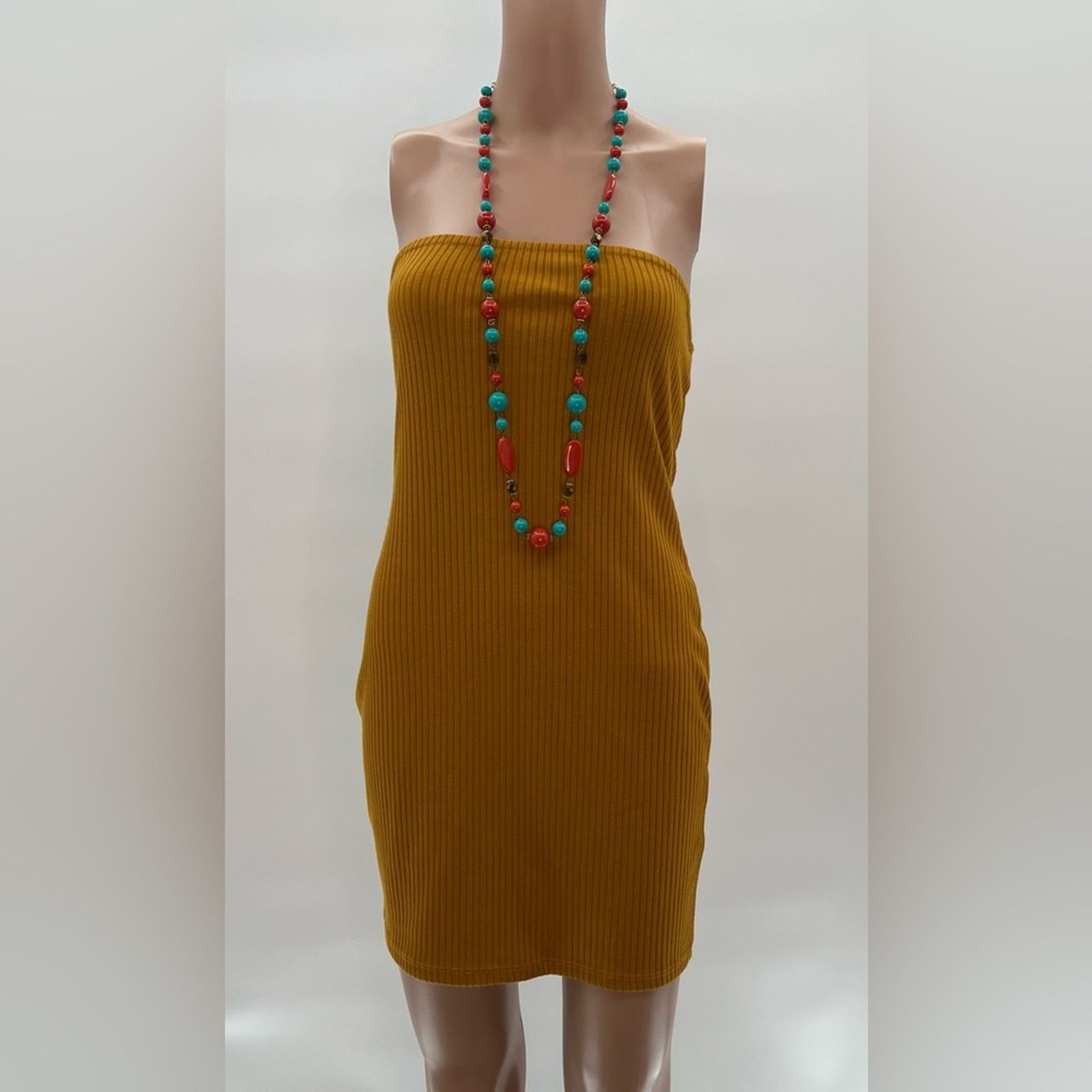 Urban Outfitters Urban Outfitters Women's Yellow and Orange Dress Size M Size M / US 6-8 / IT 42-44 - 7 Thumbnail