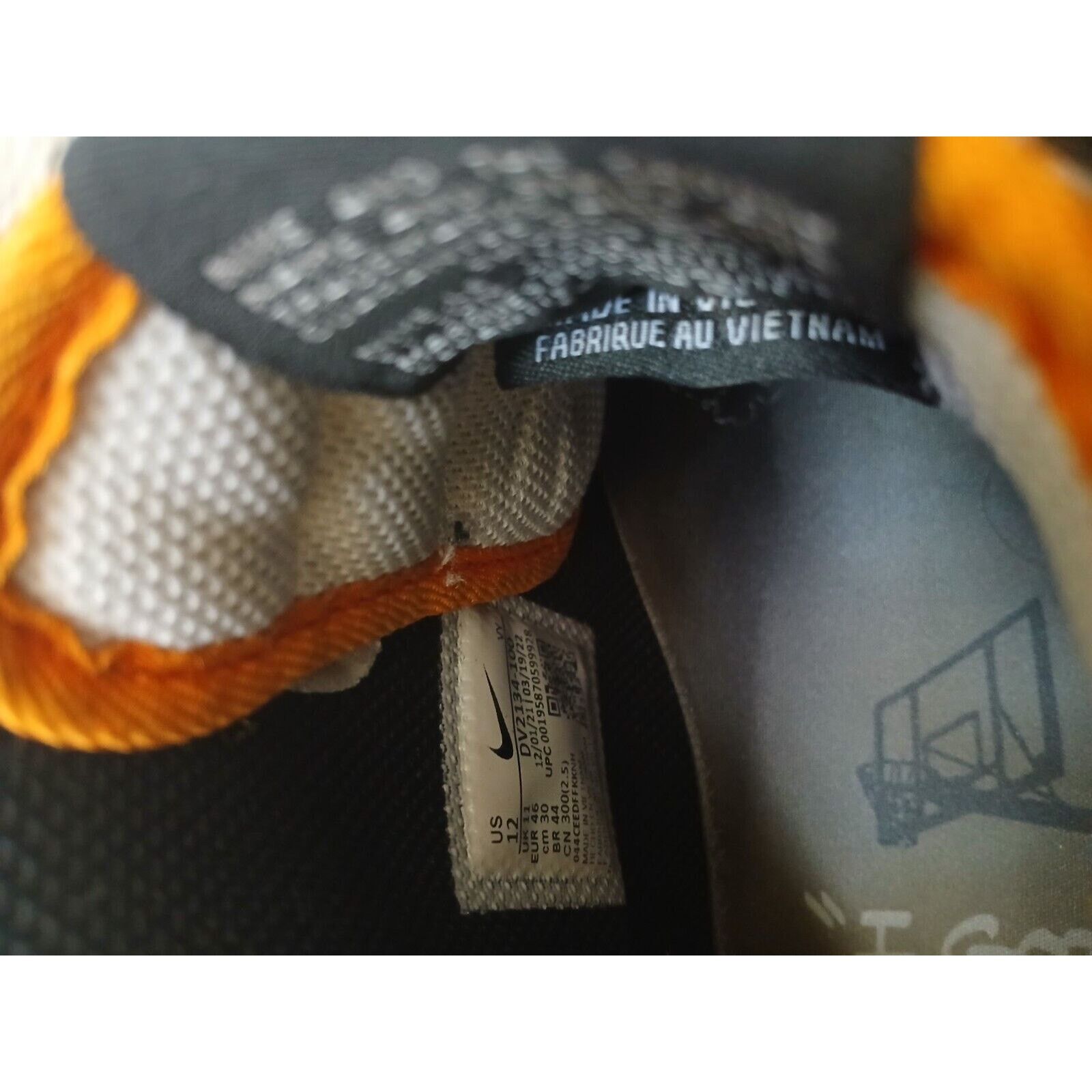 Nike Size 10.5 - Nike Air Force 1 '07 High White Size US 12 / EU 45 - 5 Thumbnail
