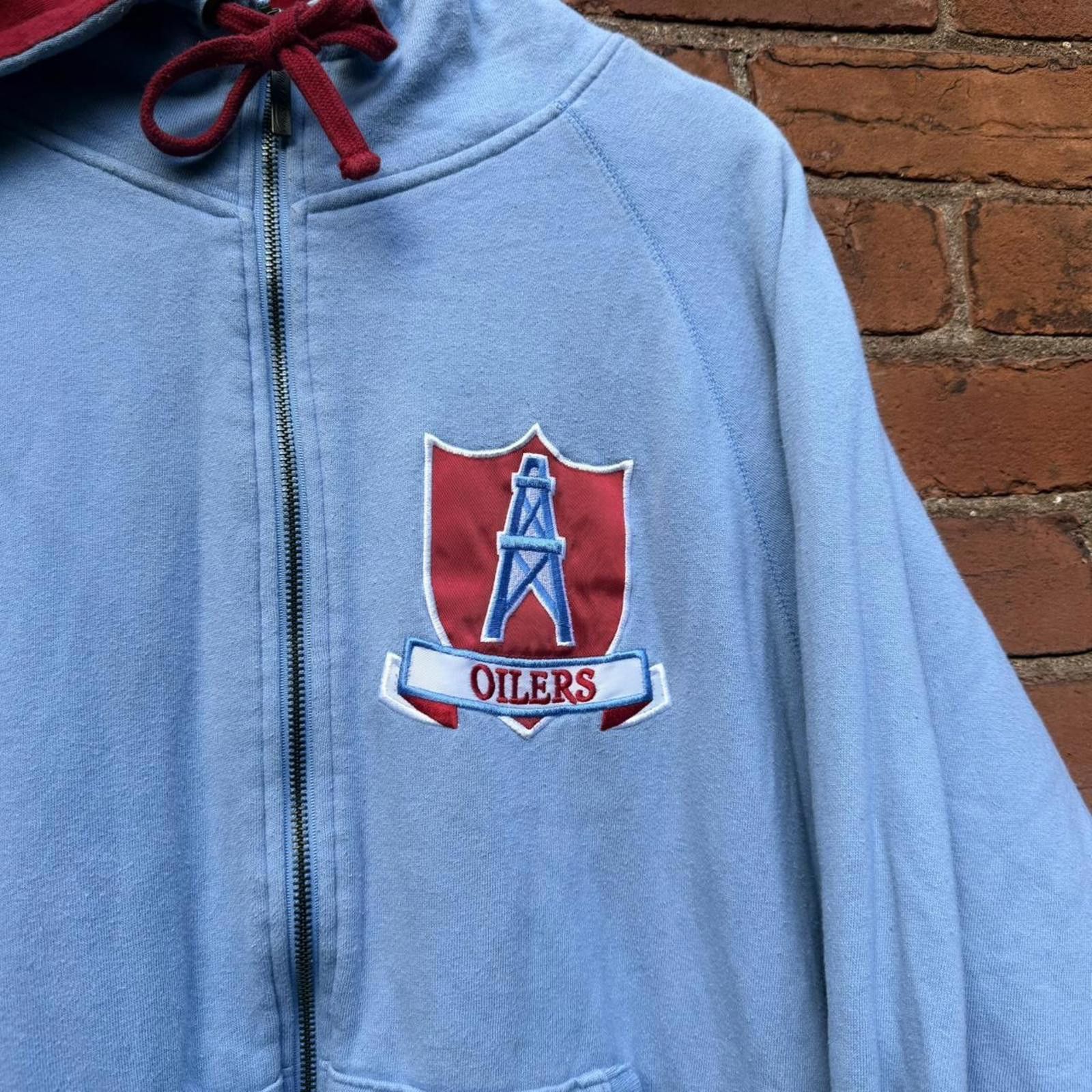 Mitchell & Ness Vintage Houston oilers Mitchell & Ness throwback hoodie L Size US L / EU 52-54 / 3 - 2 Thumbnail