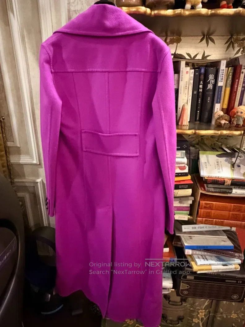 Valentino Valentino Rose red long wool coat Size M / US 6-8 / IT 42-44 - 2 Thumbnail
