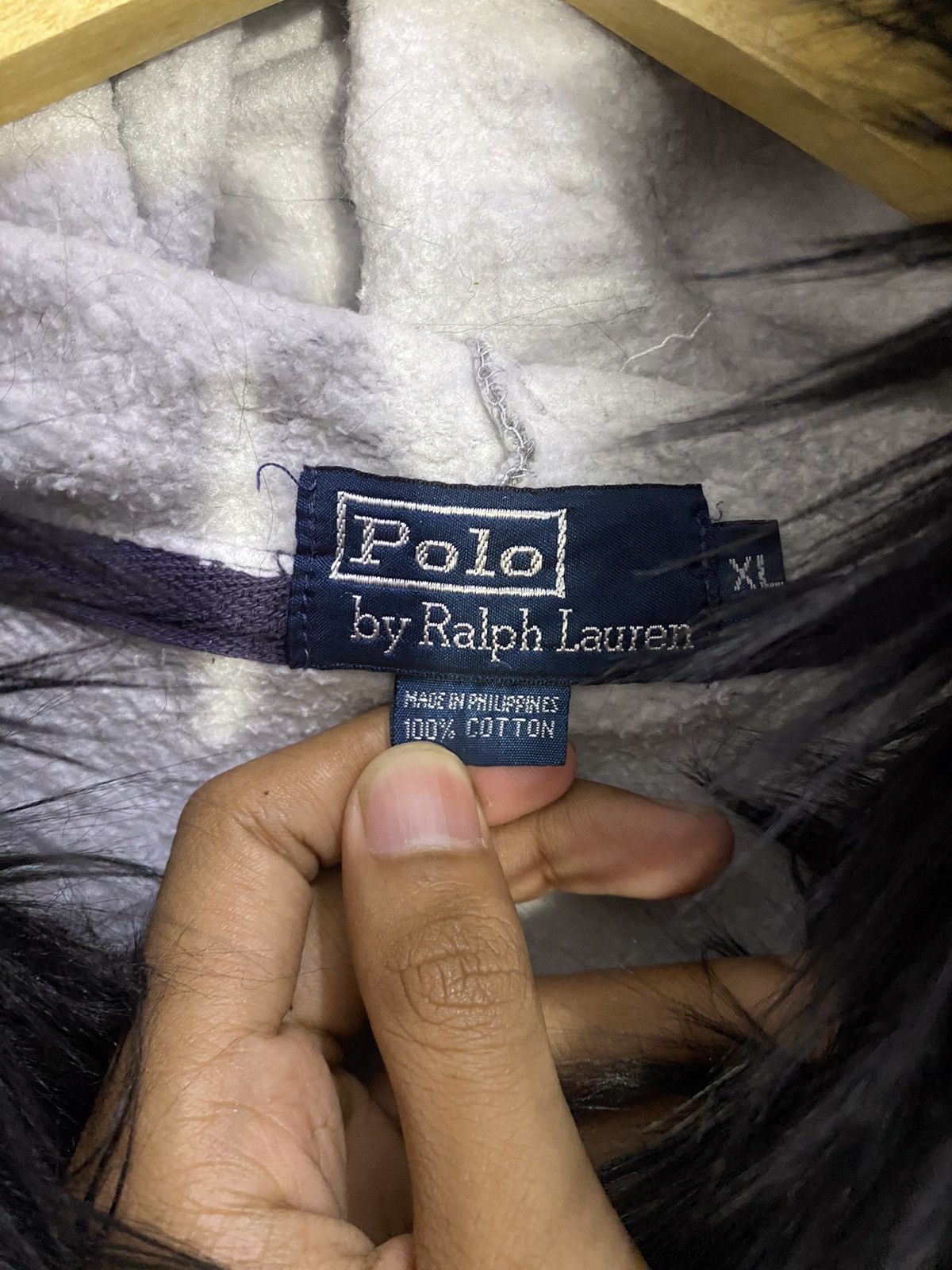 Polo Ralph Lauren Polo Ralph Lauren Fur Zipper Hoodie LGB Style Size US XL / EU 56 / 4 - 11 Thumbnail