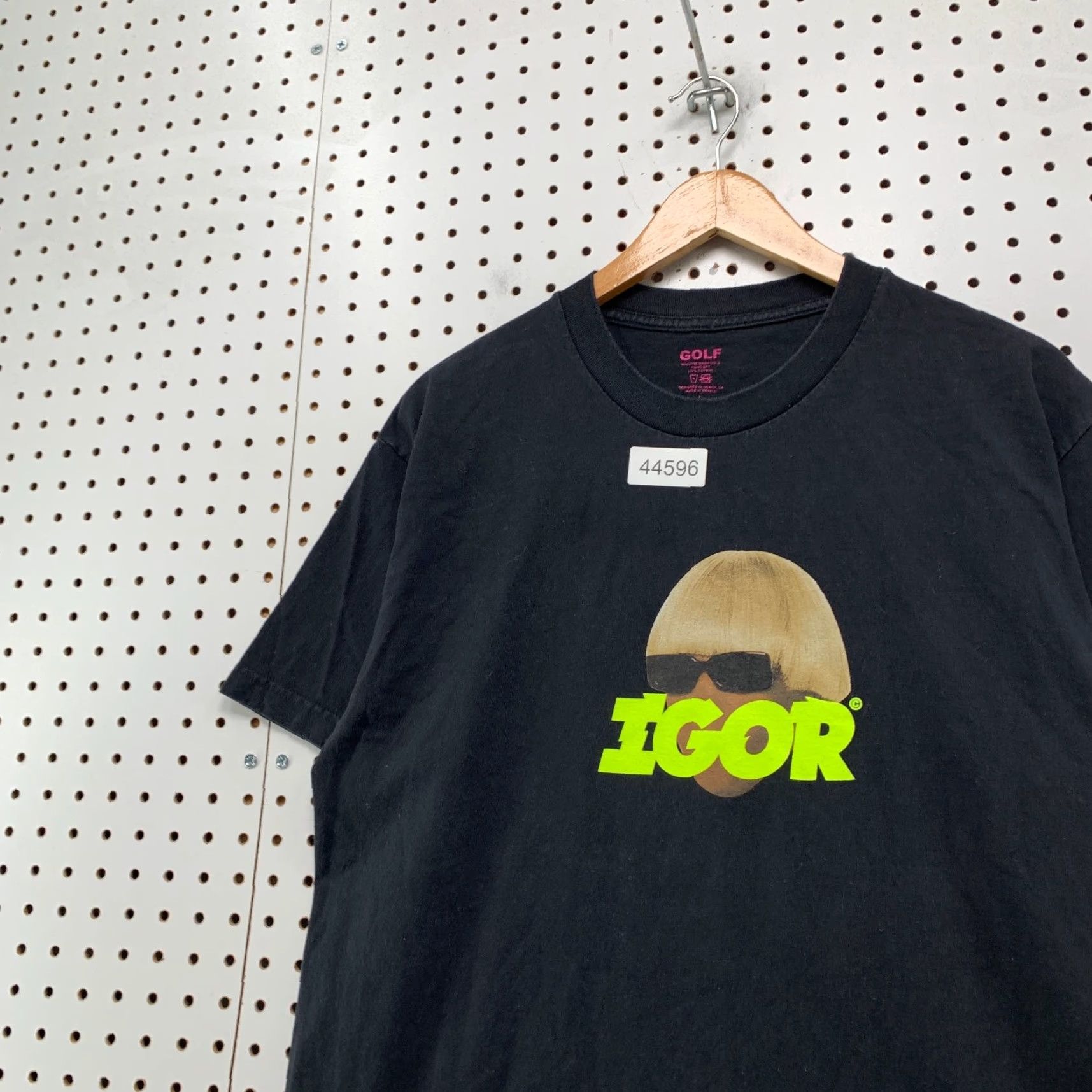 Golf Wang Golf Wang Igor Shirt Mens Large Black Tyler Creator Black Short Sleeve Size US L / EU 52-54 / 3 - 3 Thumbnail