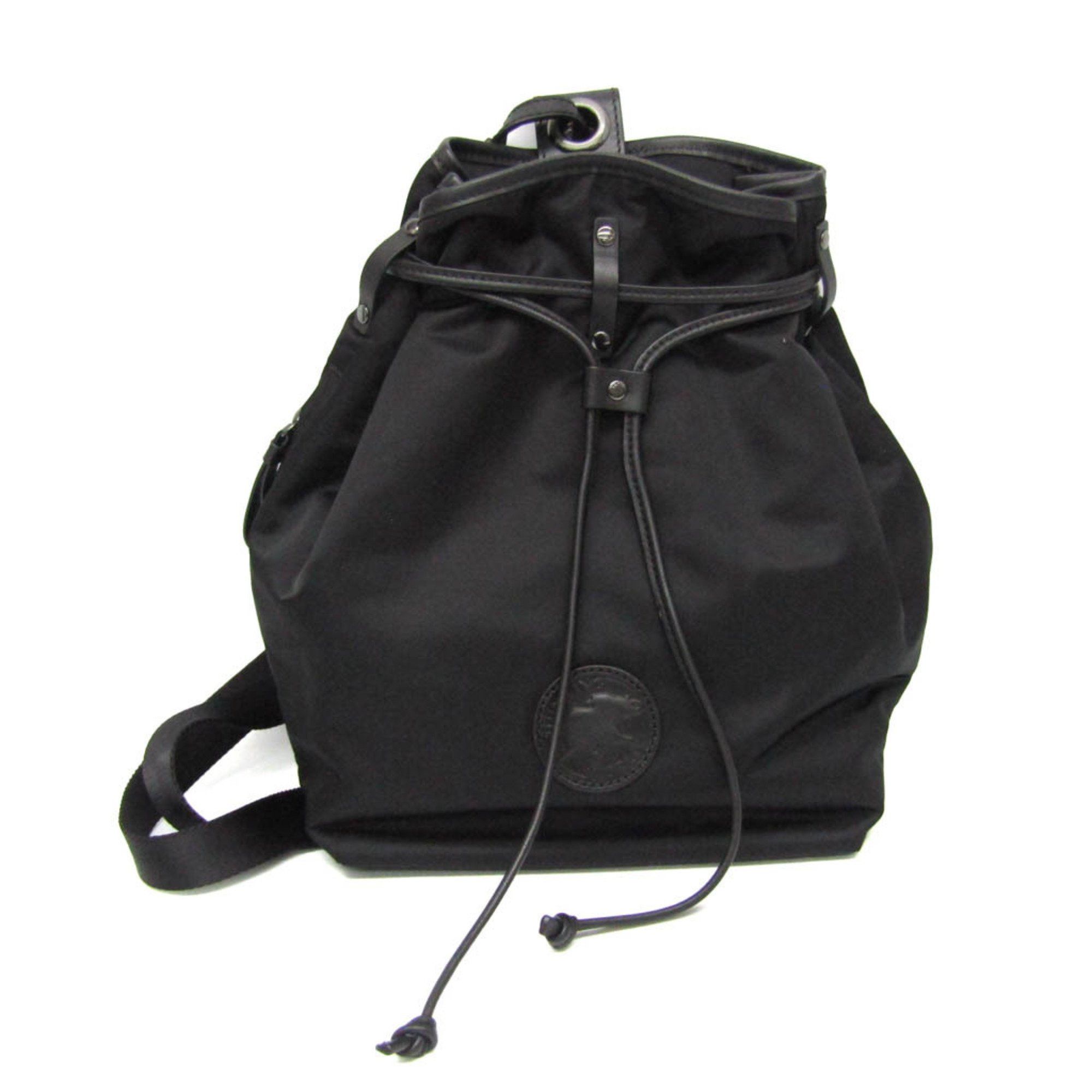 Other Hunting World Purse Women's Nylon,Leather Backpack Black Size ONE SIZE - 1 Thumbnail
