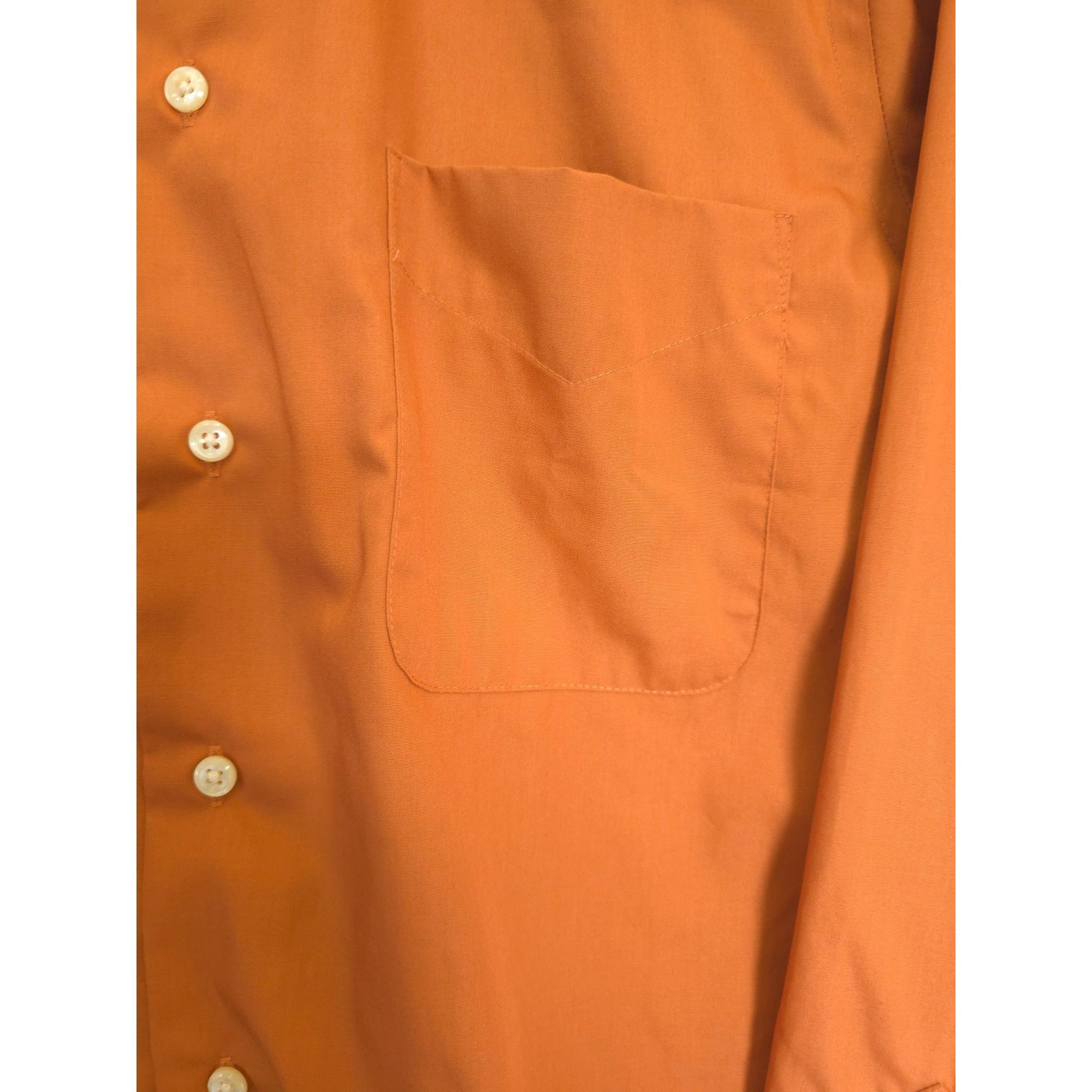 Other Geoffrey Beene Men's Wrinkle-Free Dress Shirt Size M Rust Or Size US M / EU 48-50 / 2 - 3 Thumbnail