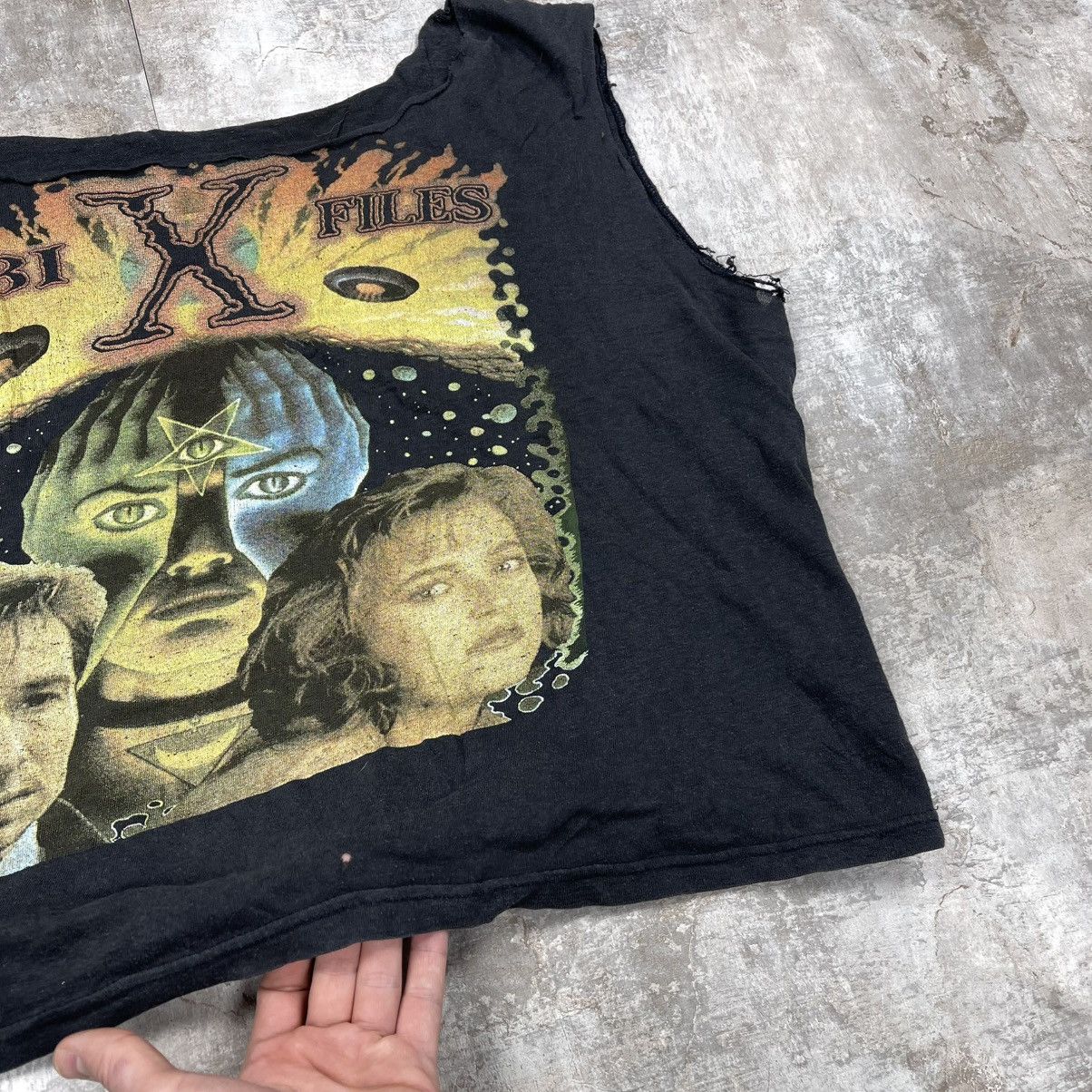 Vintage VINTAGE 90S 'THE X-FILES' MOVIE PROMO TEE SLEEVELESS TRASHED Size US S / EU 44-46 / 1 - 4 Thumbnail