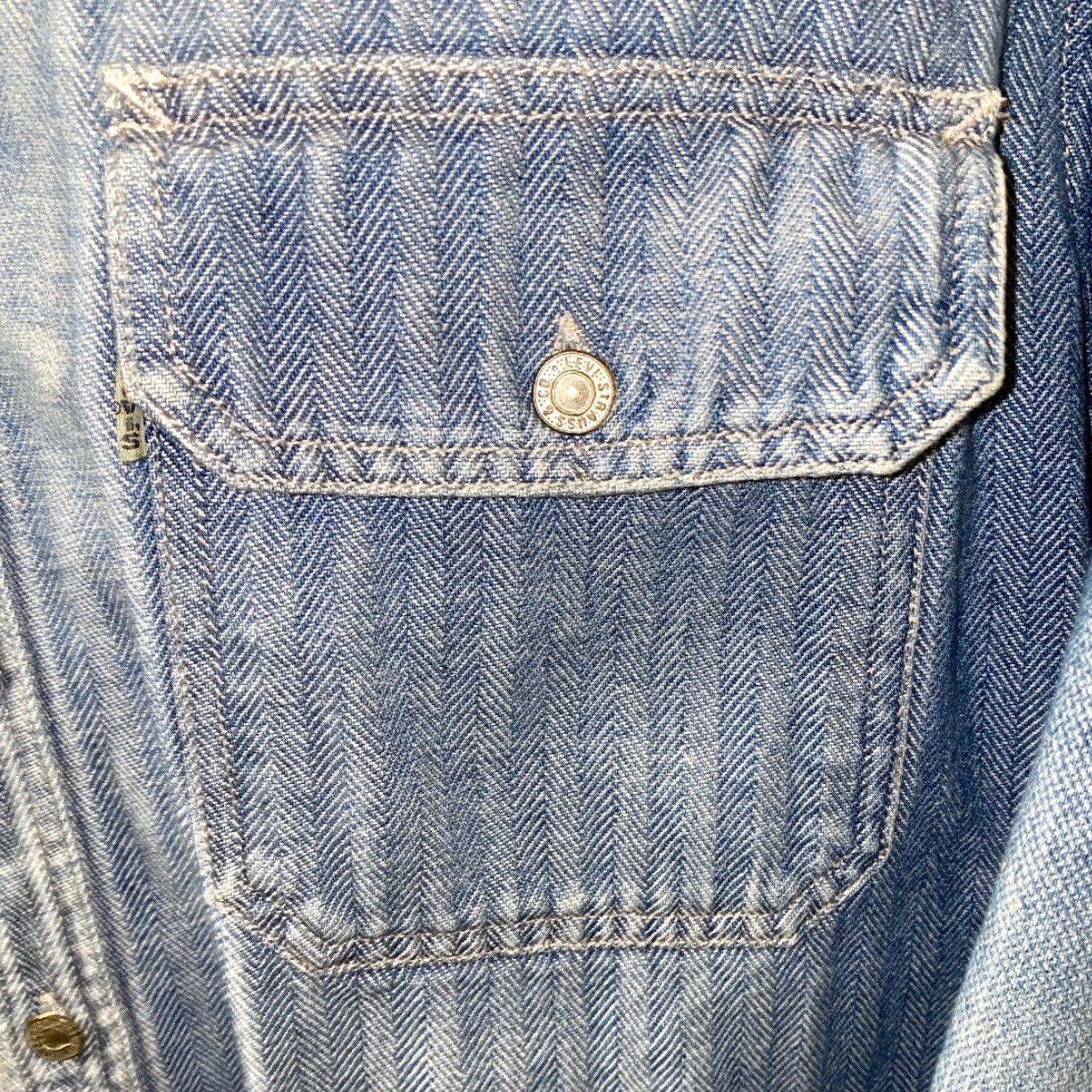 Levi's Levi's Men's Blue Cotton Long Sleeve Button-Up Shirt Size L Casual Formal Everyday Size US L / EU 52-54 / 3 - 4 Thumbnail