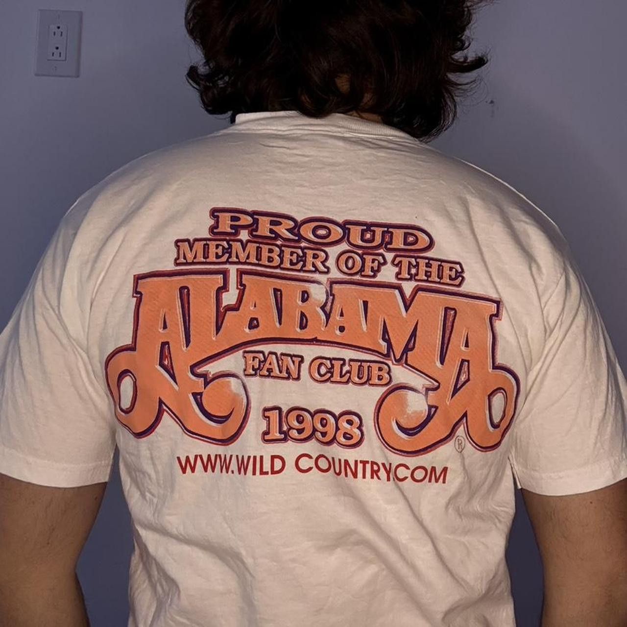 Fruit Of The Loom Vintage Alabama Fan Club 1998 Tour White Graphic Concert Tee Size US L / EU 52-54 / 3 - 2 Thumbnail