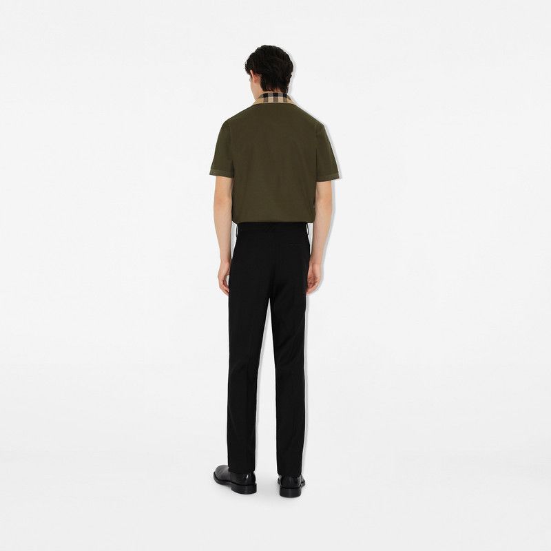 Burberry o1w1db10326 Cotton Polo Shirt in Green Size US XS / EU 42 / 0 - 4 Thumbnail