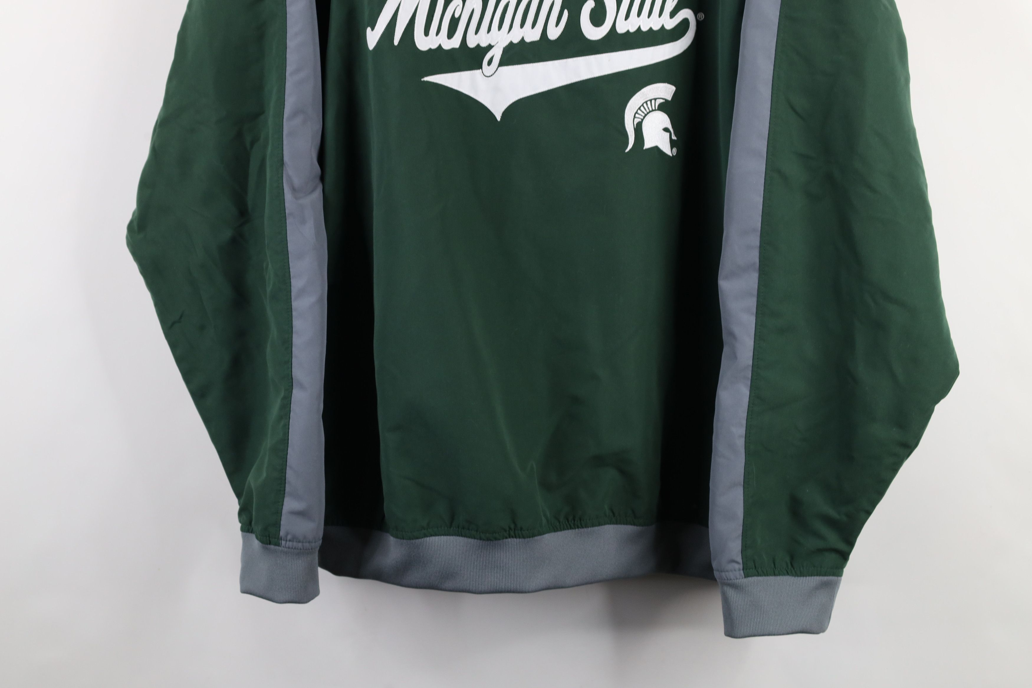 Vintage Vintage Script Michigan State University Windbreaker Jacket Size US XL / EU 56 / 4 - 3 Thumbnail