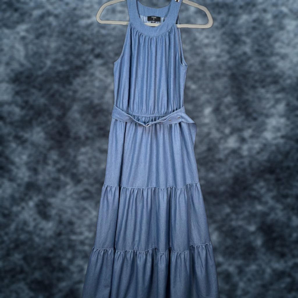 denim dress 2000s Vintage Dreams Southwestern Denim Dress