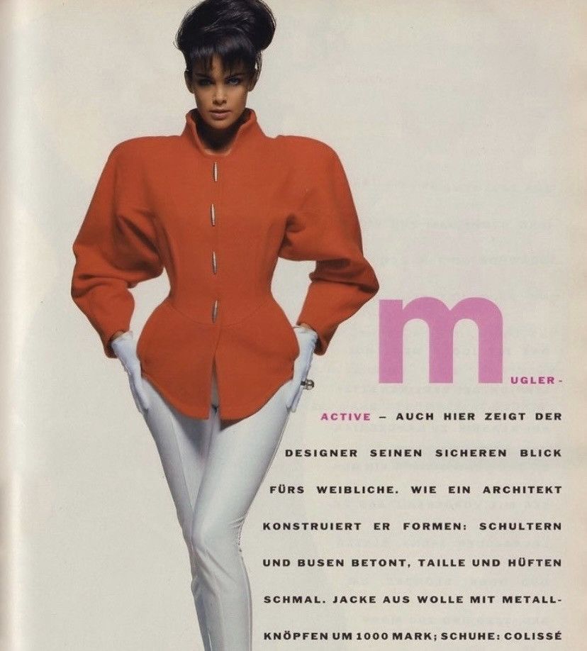 Mugler × Thierry Mugler Rare Thierry Mugler sculptural shape jacket 1991 Size S / US 4 / IT 40 - 2 Thumbnail