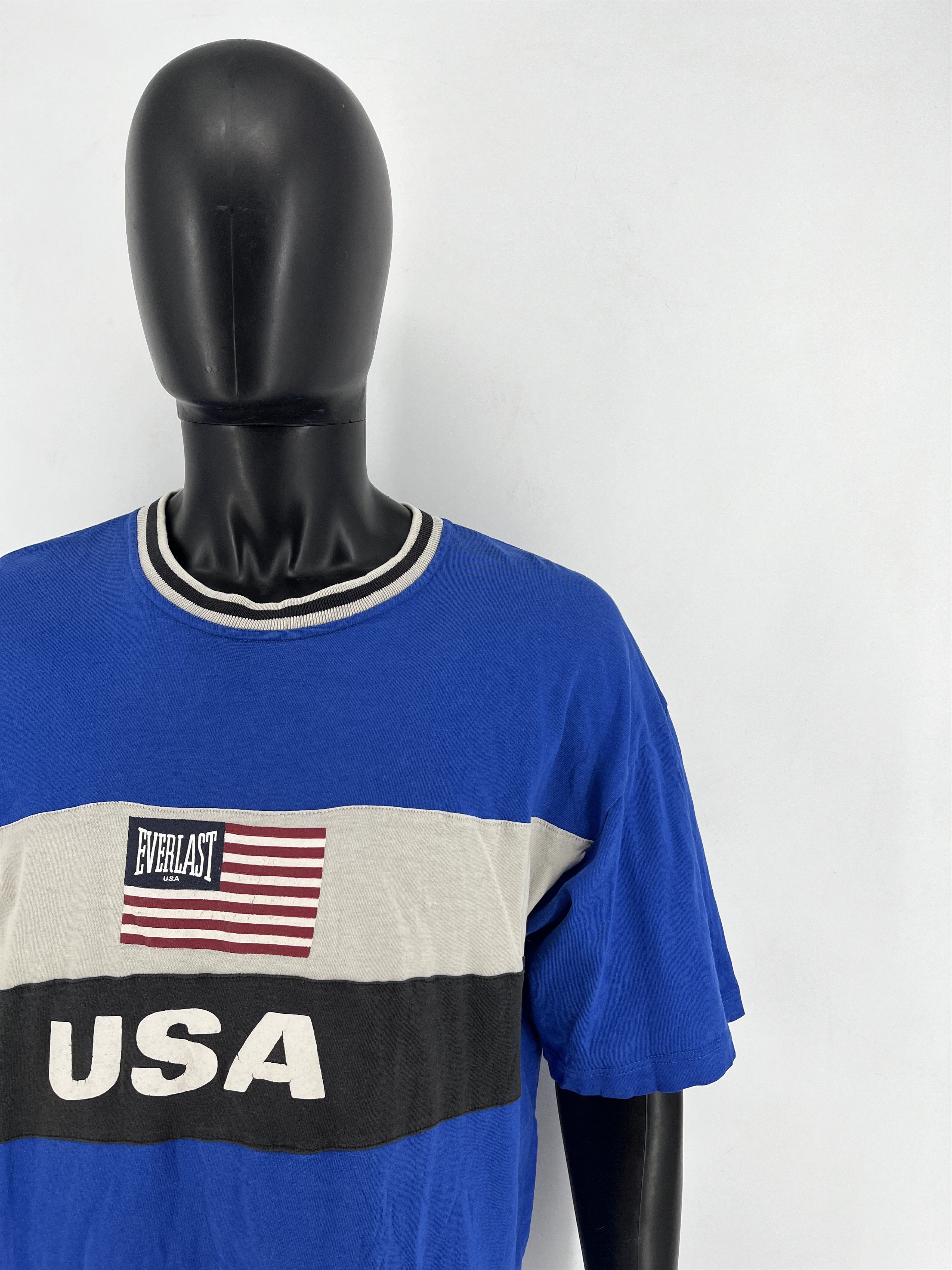 Everlast Vintage 80s Everlast Team USA Ringer Graphic T shirt Adult Size US XL / EU 56 / 4 - 7 Thumbnail