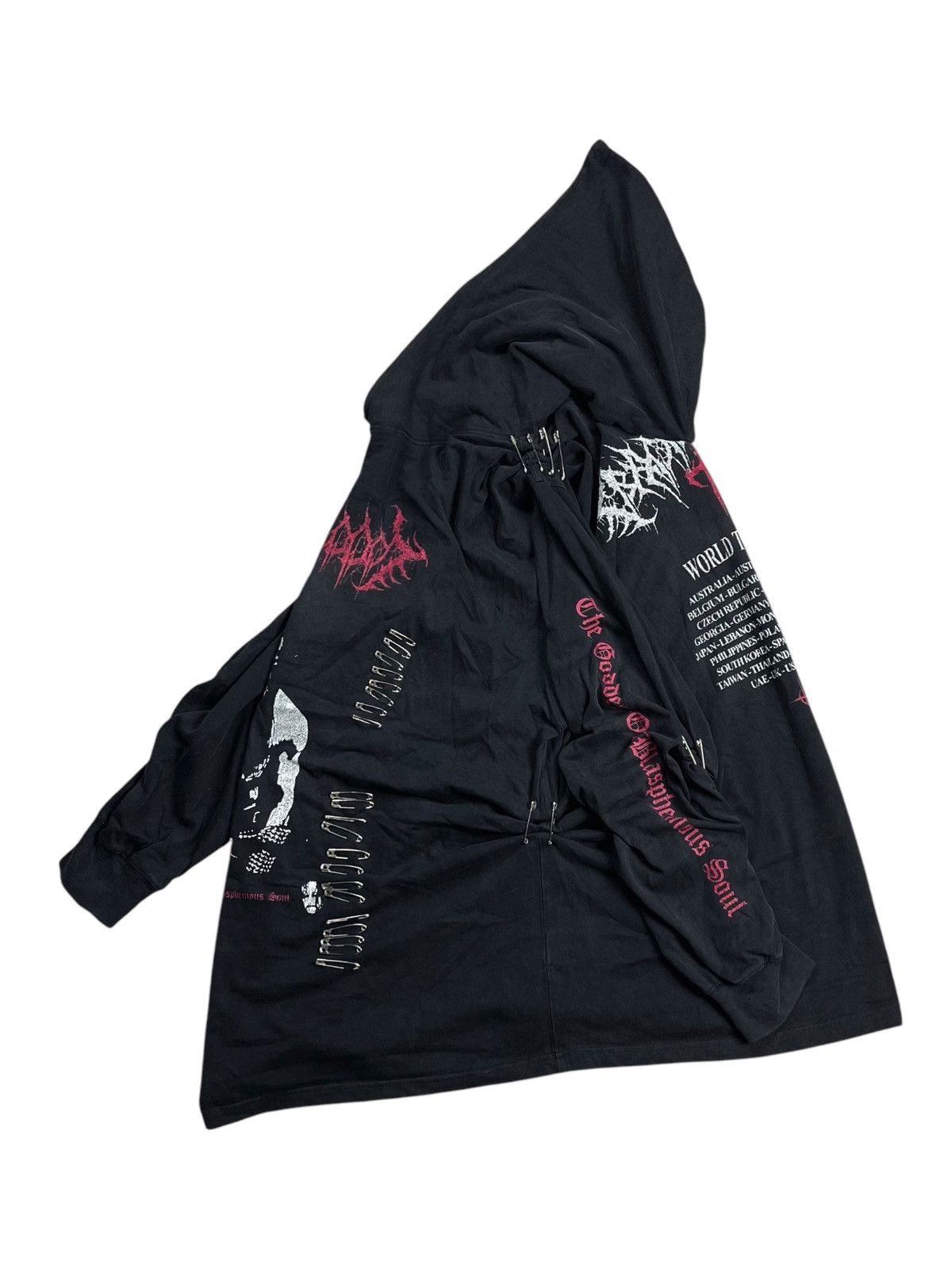 14th Addiction Badblood - Safetypin Metal Longsleeve Size US M / EU 48-50 / 2 - 2 Thumbnail