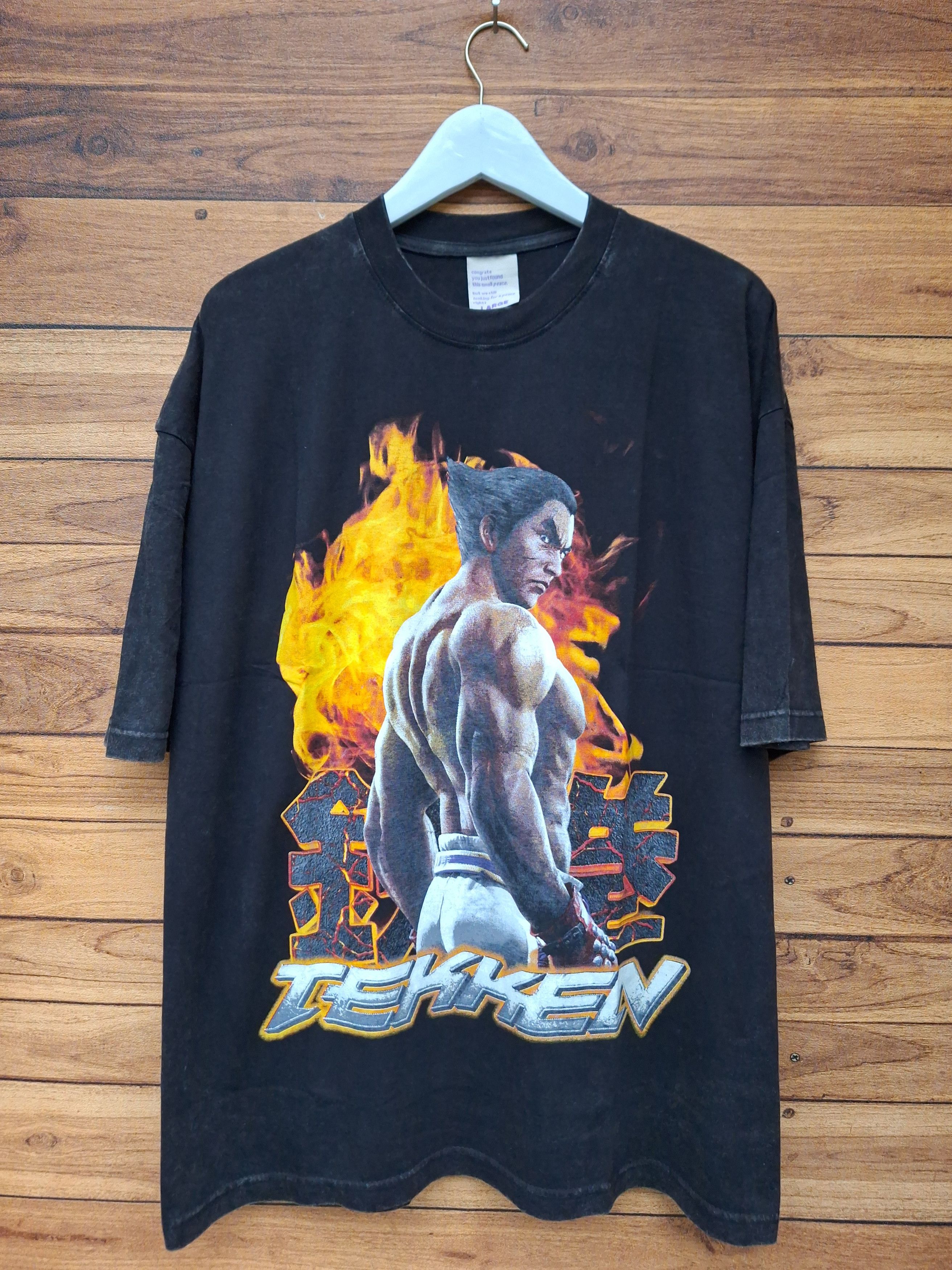 Vintage RARE🔥 Tekken Bandai Namco jin kazama game playstation y2k Size US L / EU 52-54 / 3 - 1 Thumbnail