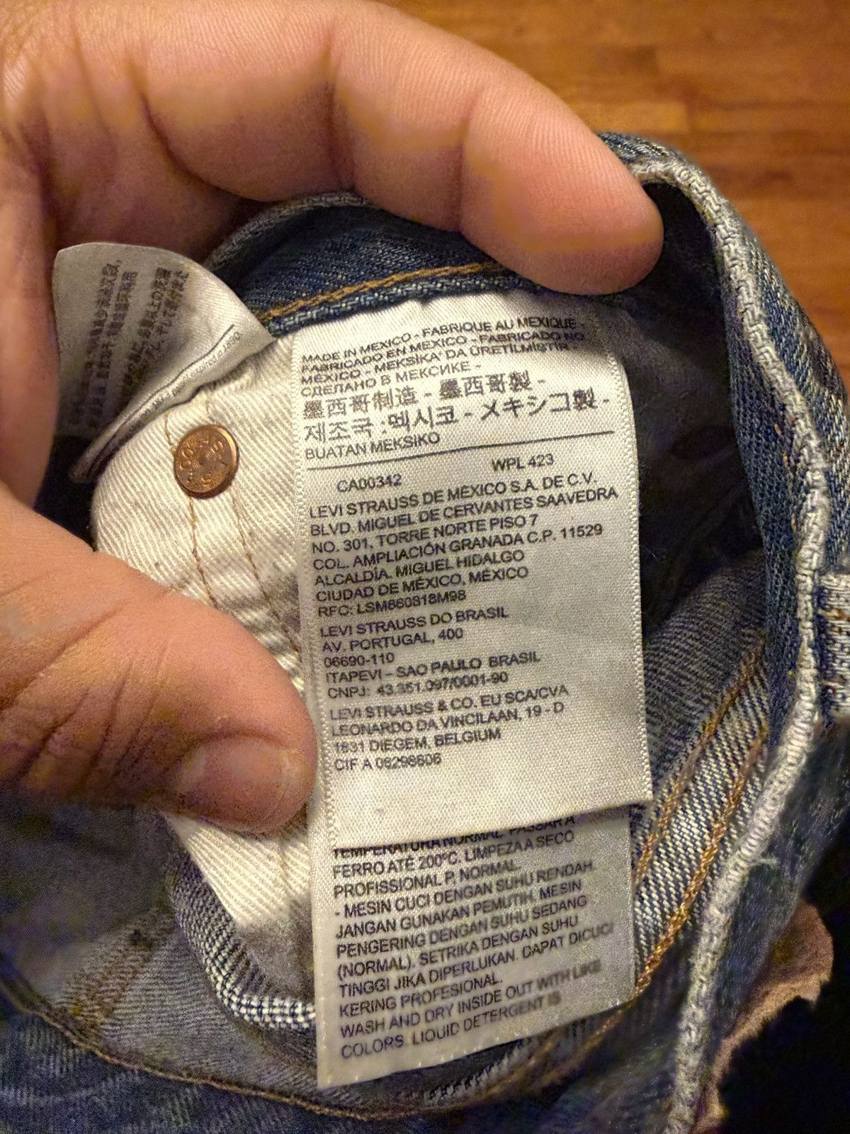 DENIM TEARS Denim Tears Irak Jeans Size 34/34 Size US 34 / EU 50 - 14 Thumbnail