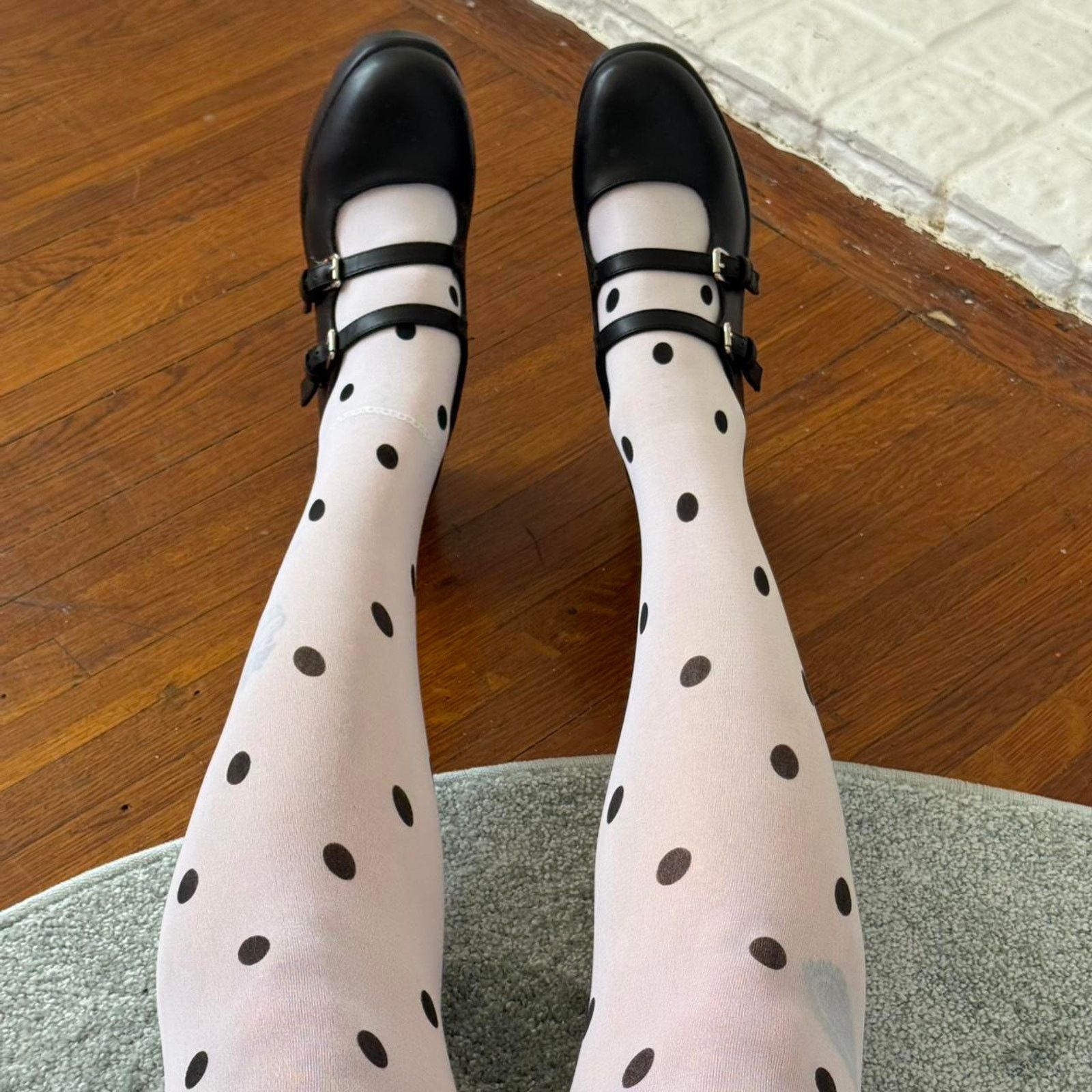 Other ✿ ⋆ 𓆩♡𓆪 Polka Dot Sheer Tights Coquette Balletcore 𓆩♡𓆪 ⋆ Size ONE SIZE - 3 Thumbnail