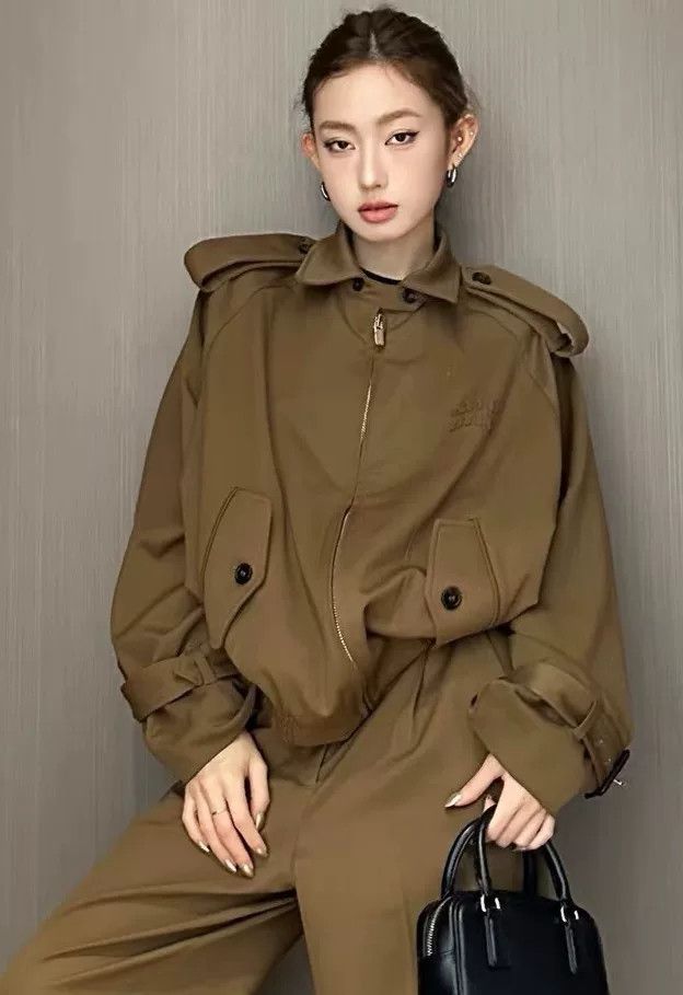 Miu Miu Miumiu Maillard Epaulet Jacket Size XS / US 0-2 / IT 36-38 - 1 Thumbnail