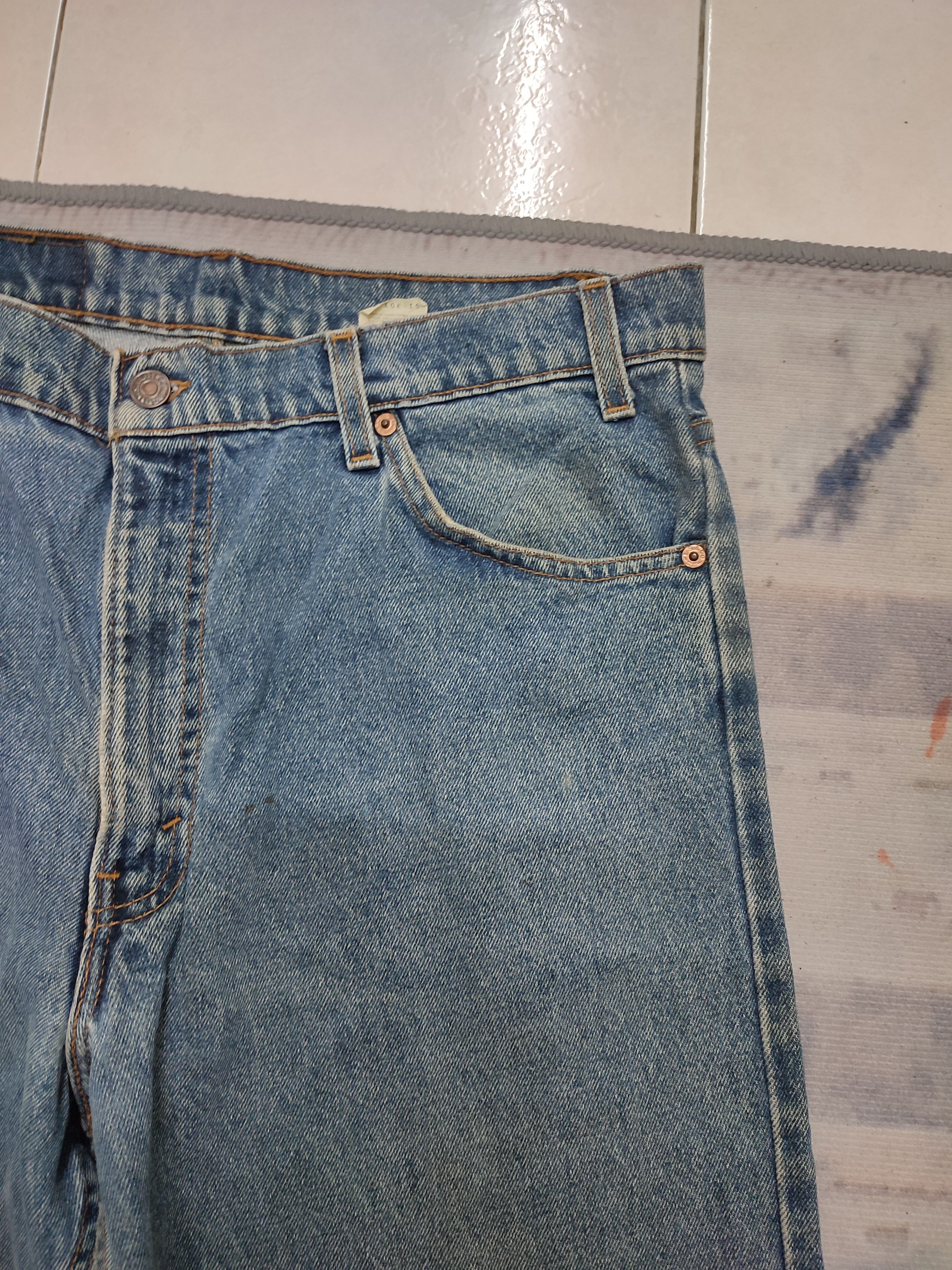 Levi's 💥 Vintage 💥550 Levi's Orange Tag Distressed Denim Size US 36 / EU 52 - 4 Thumbnail