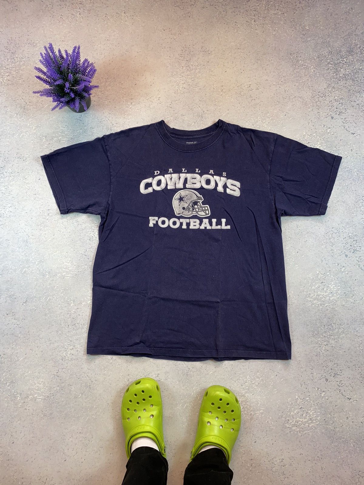 NFL × Reebok × Vintage Dallas Cowboys Football T-shirt Big centre logo Size Large Size US L / EU 52-54 / 3 - 2 Thumbnail